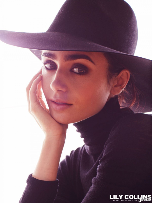 Lily Collins Poses for Lancome 2017 Ad Campaign Photoshoot 31