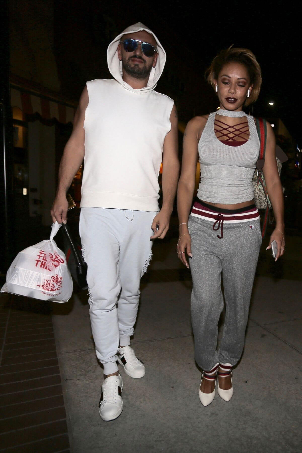 Mel B Stills Out for Dinner in Glendale Images
