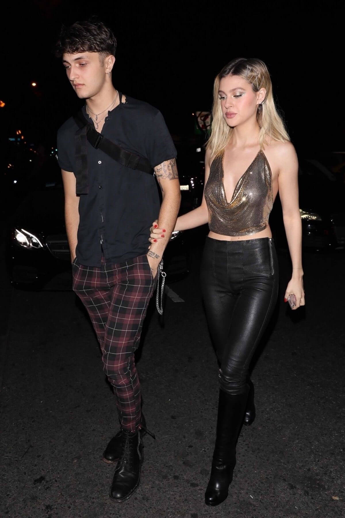 Nicola Peltz and Anwar Hadid Stills at 2017 Halloween Bash in Los Angeles