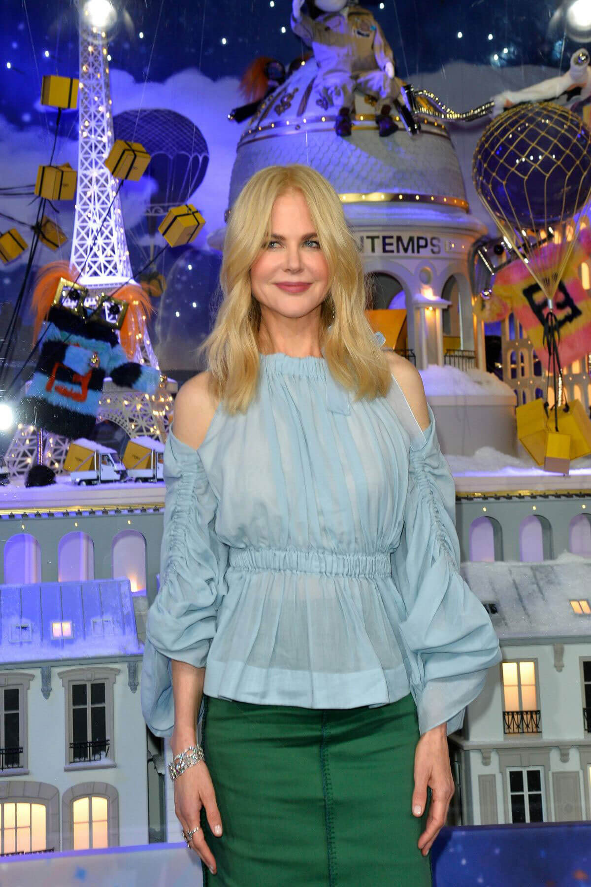 Nicole Kidman Stills at Orintemps Christmas Decorations Inauguration in Paris