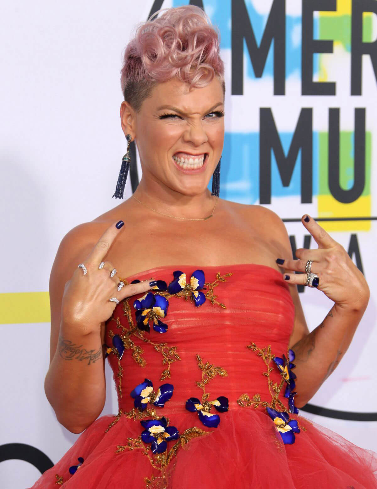 Pink Stills at American Music Awards 2017 in Los Angeles