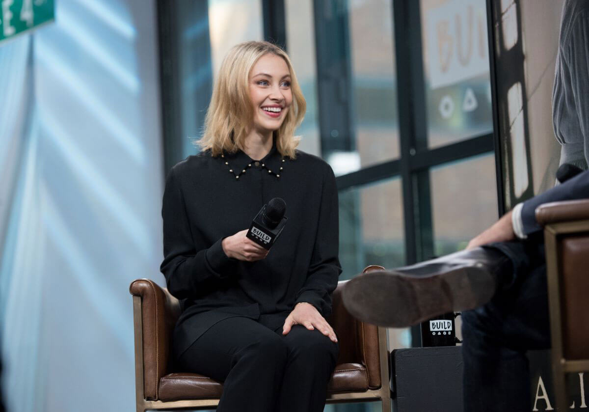 Sarah Gadon Stills at AOL Build Speaker Series in New York