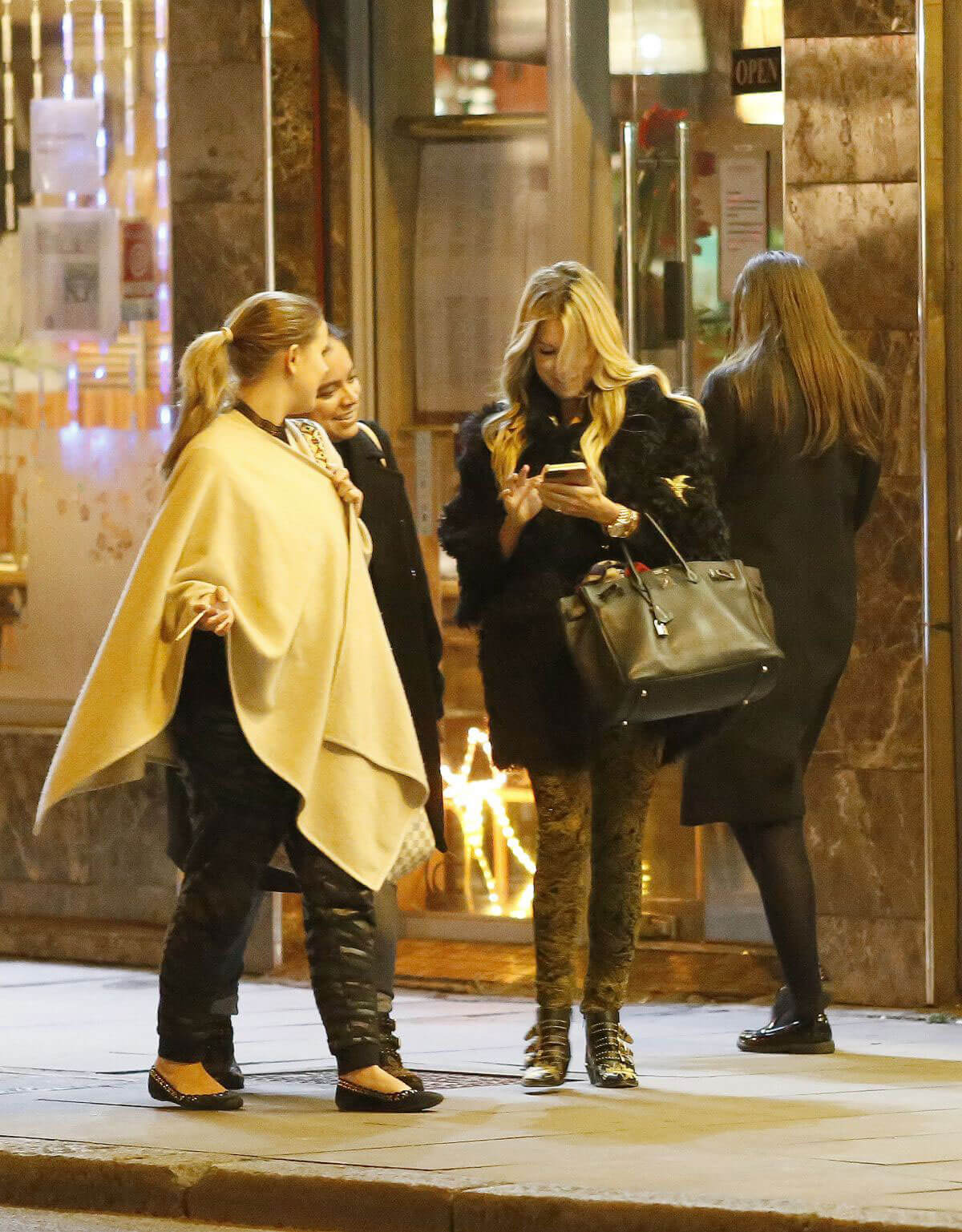 Sylvie Meis with Her Friends Stills Out and About in London