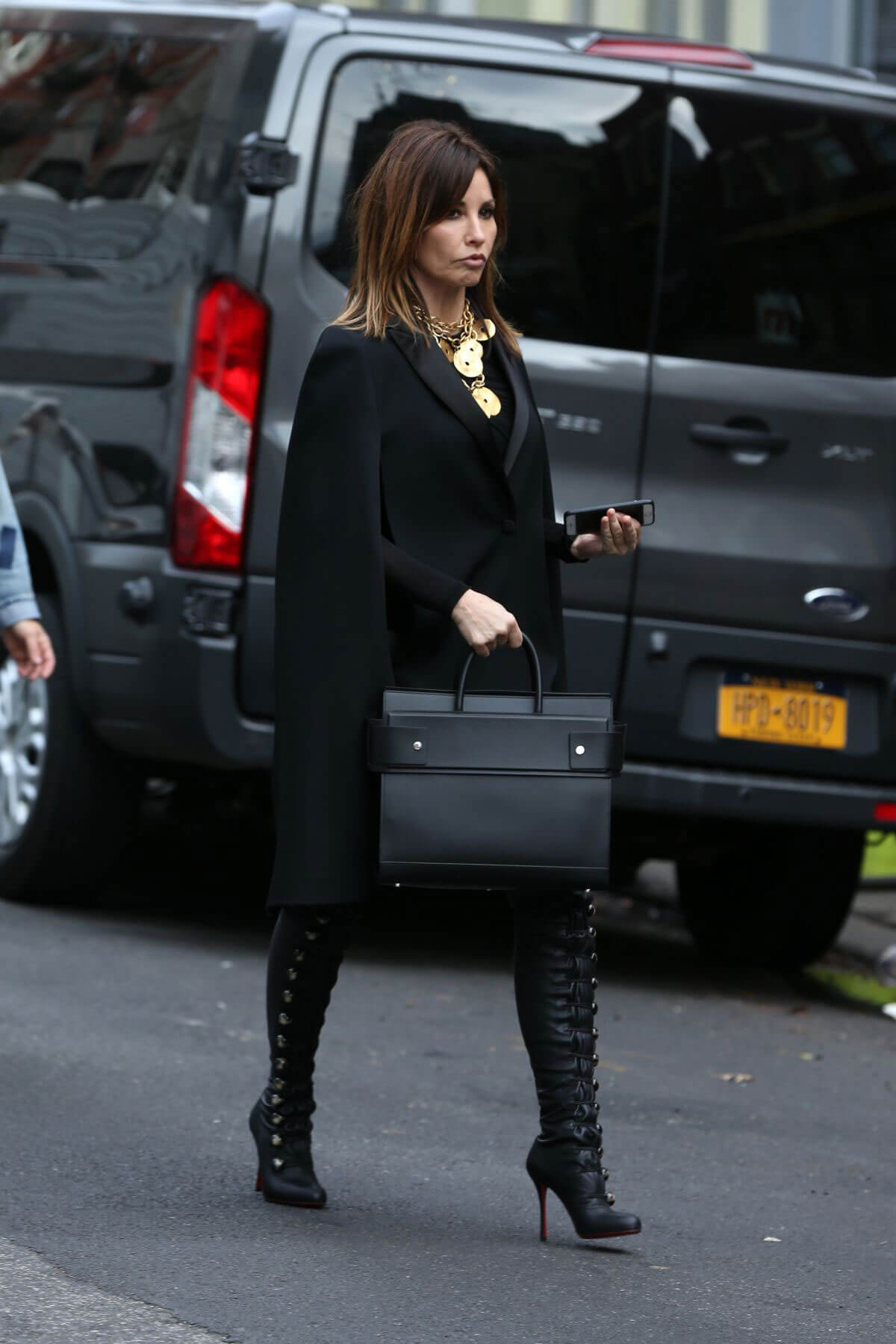 Gina Gershon Stills on the Set of 