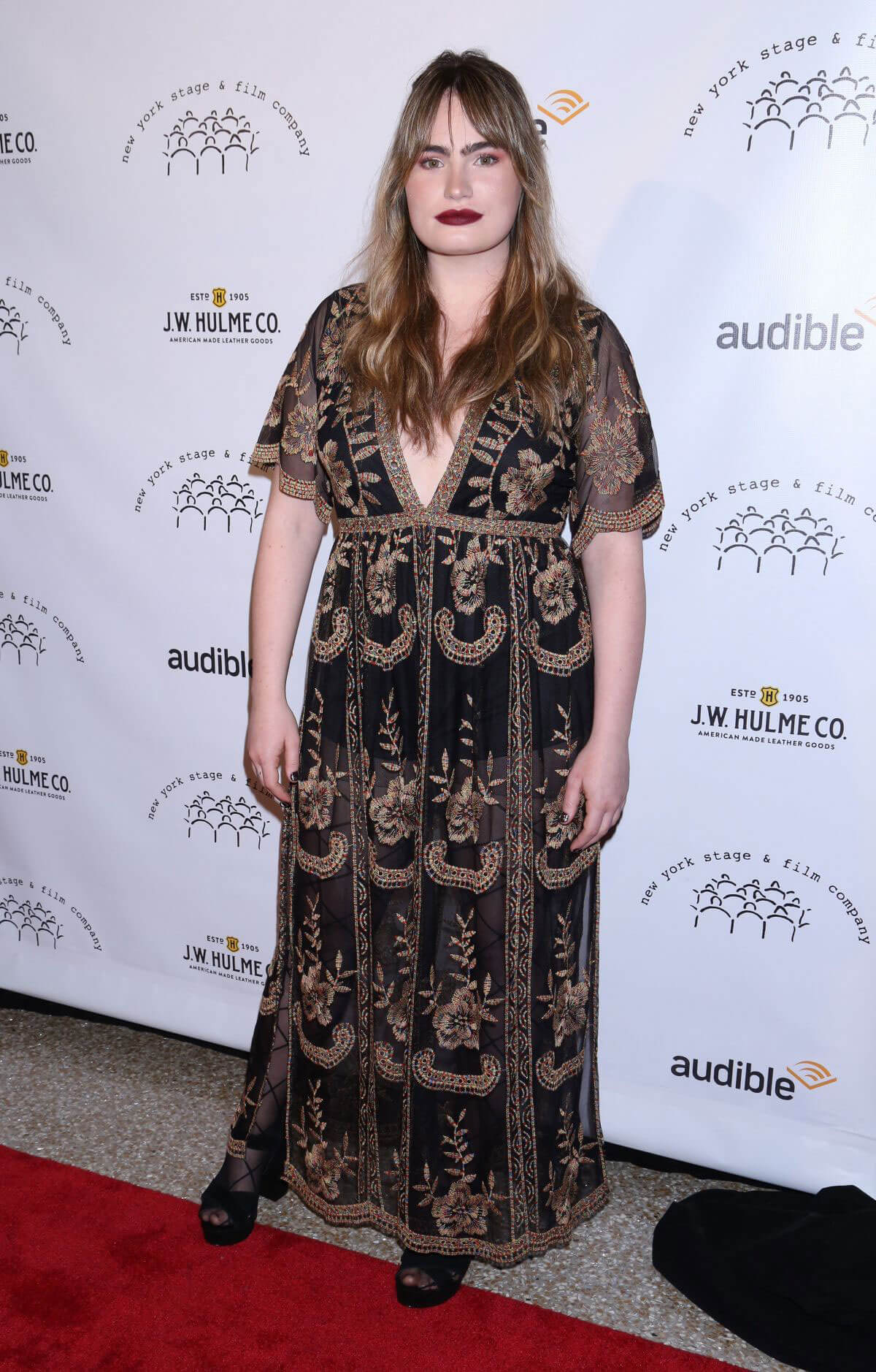 Kathryn Gallagher Stills at New York Stage and Film Winter Gala at Pier 60 in New York 2017/12/05