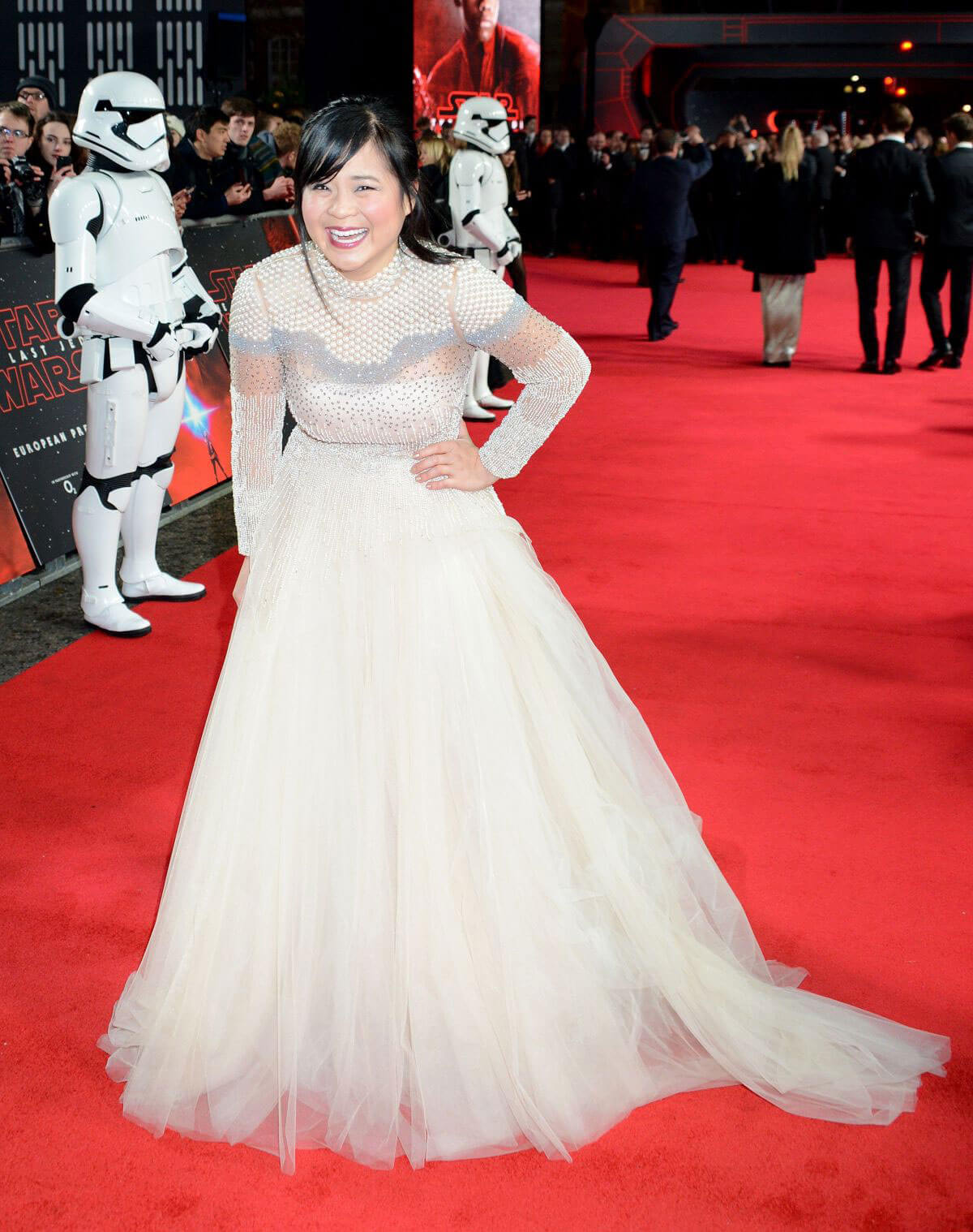 Kelly Marie Tran Stills at Star Wars: The Last Jedi Premiere in London 2017/12/12