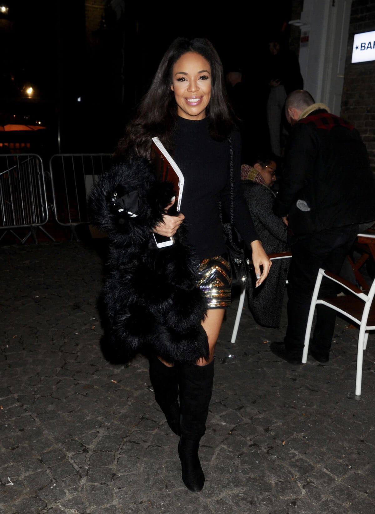 Sarah-Jane Crawford Stills at Notion Magazine Issue 78 Party in London 2017/12/19