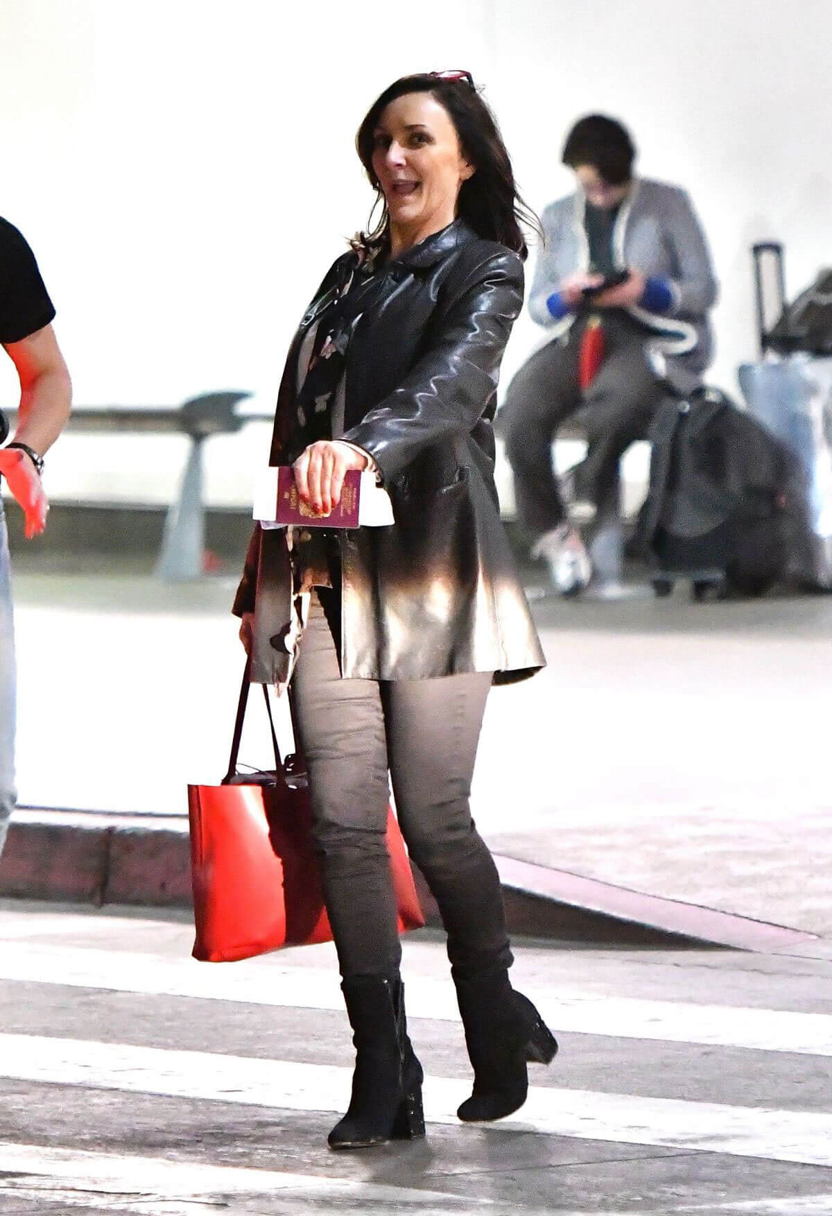 Shirley Ballas Stills at LAX Airport in Los Angeles 2017/12/18