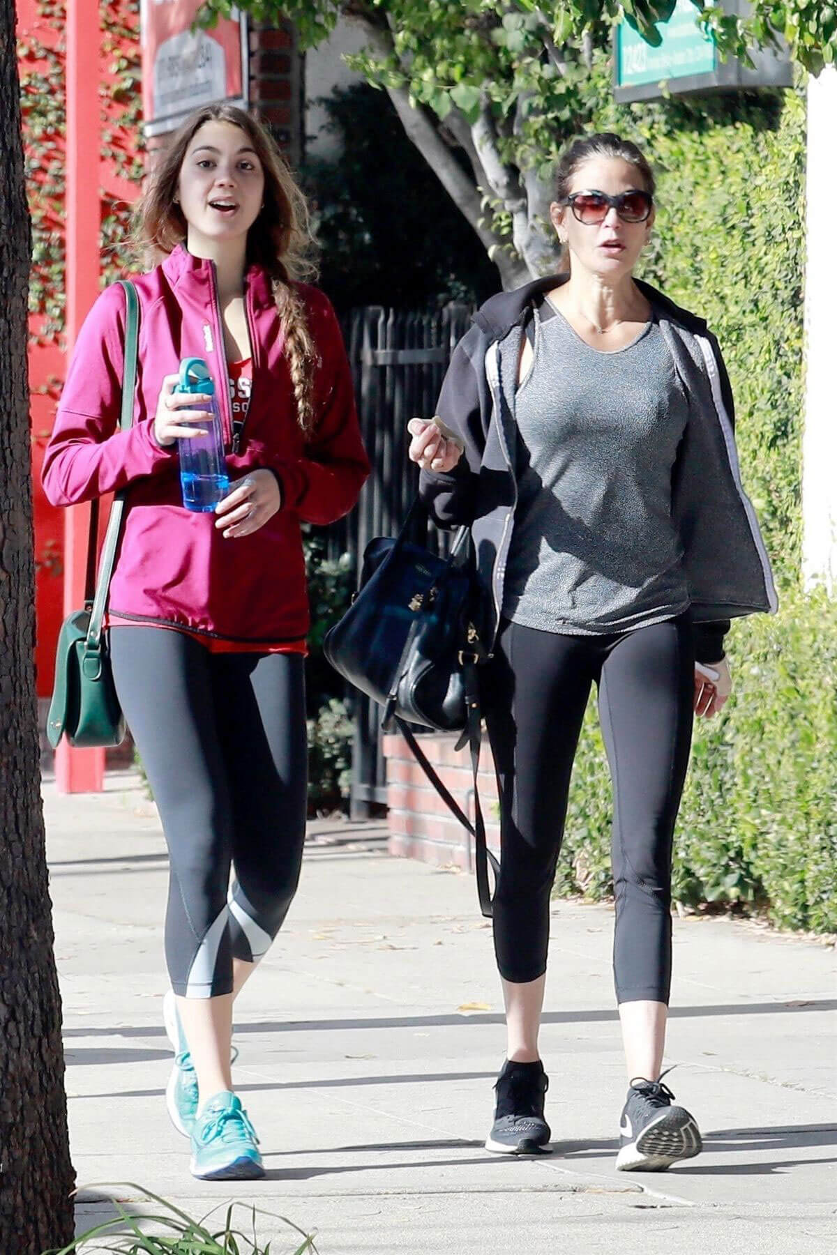Teri Hatcher and Emerson Tenney Stills Heading to a Gym in Studio City 2017/12/22
