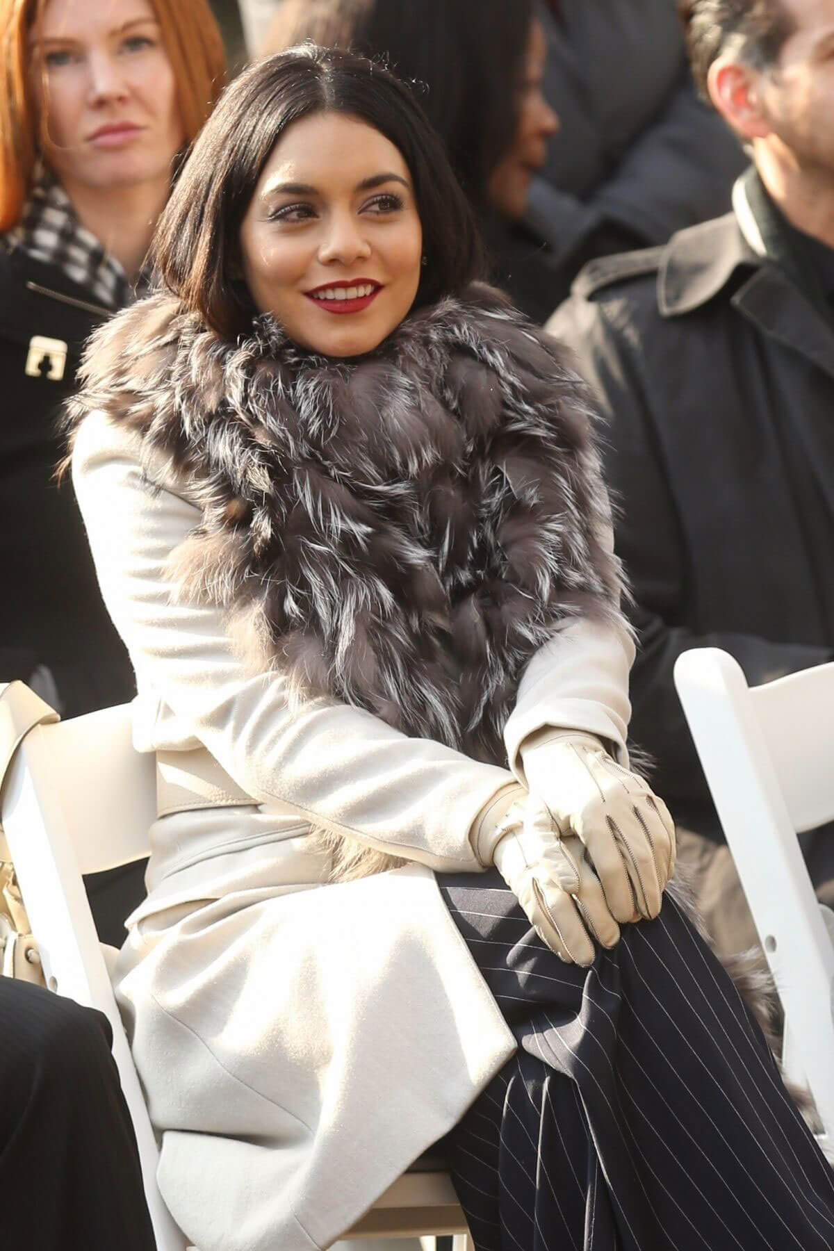 Vanessa Hudgens Stills on the Set of Second Act in New York 2017/12/04