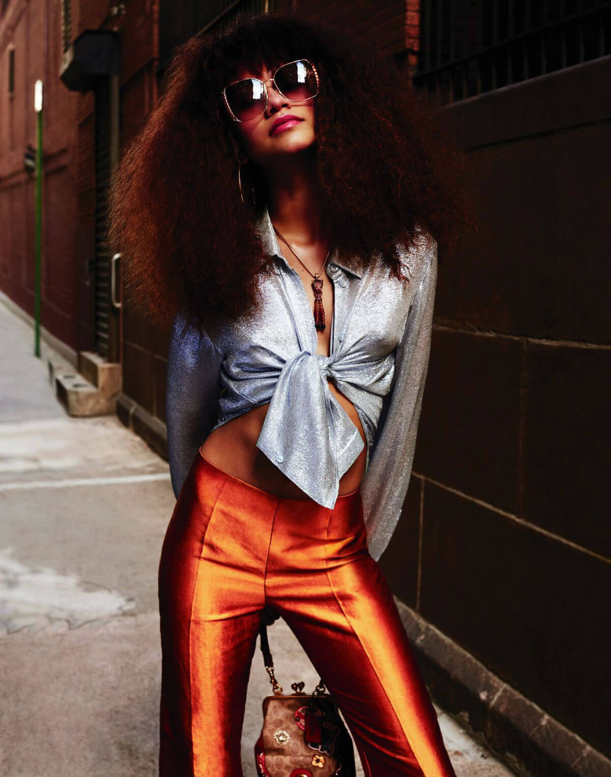 Zendaya Poses for Instyle Magazine, January 2018