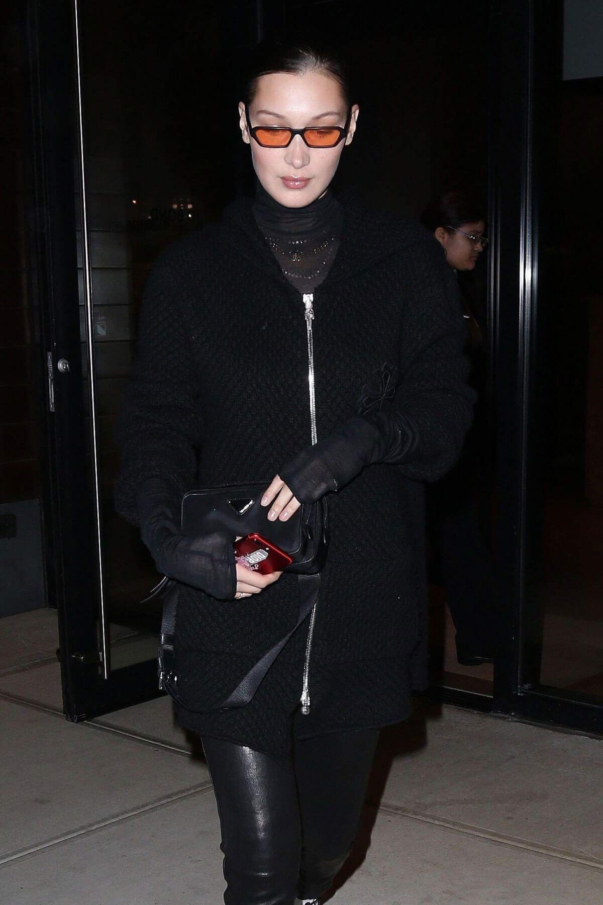 Bella Hadid Stills Nights Out and About in New York 2018/01/29