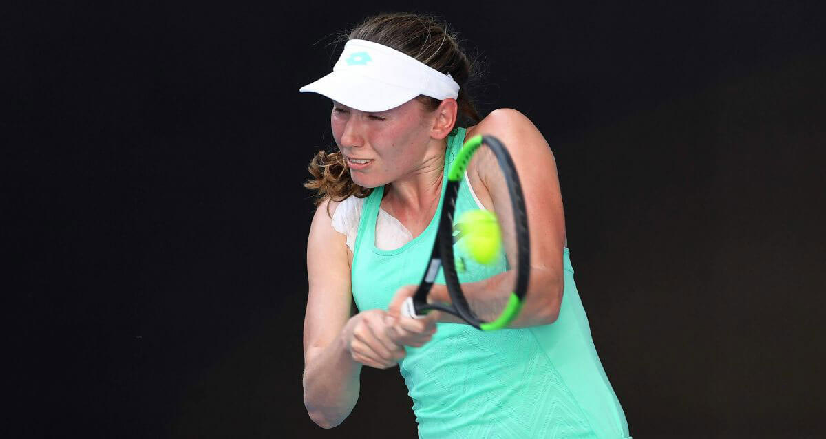 Ekaterina Alexandrova Stills at Australian Open Tennis Tournament in Melbourne 2018/01/18