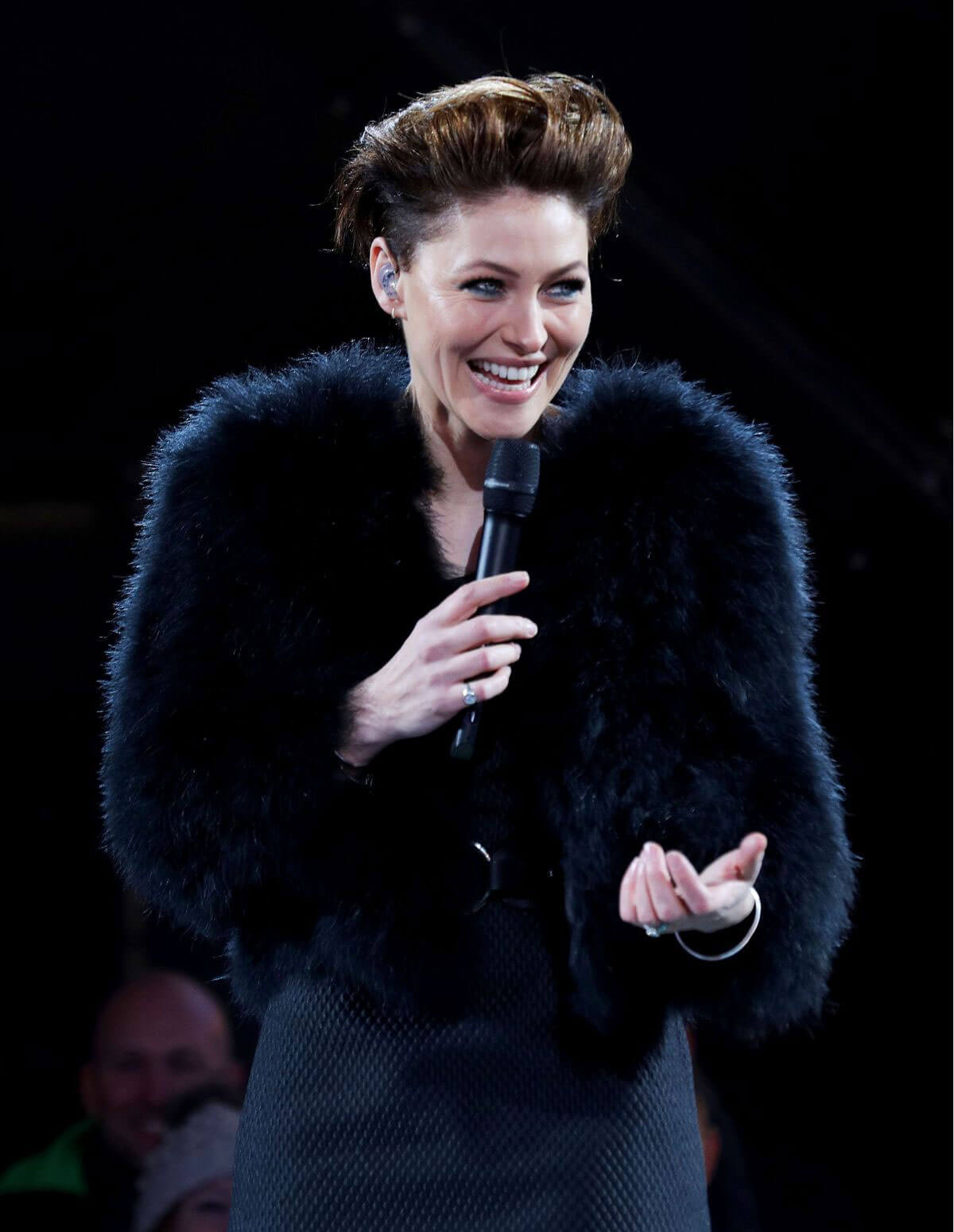 Emma Willis Stills at Celebrity Big Brother Eviction Night in Borehamwood 2018/01/12