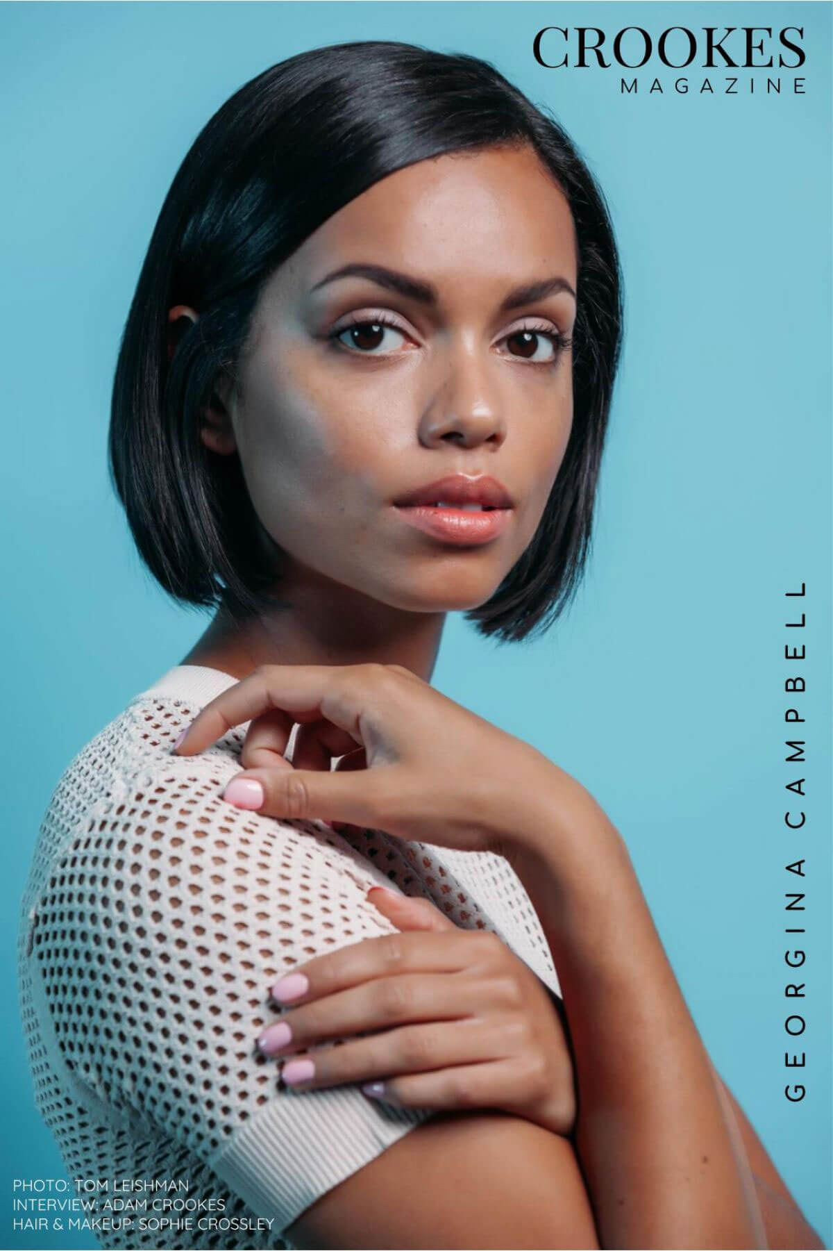 Georgina Campbell Poses for Crookes Magazine, December 2017