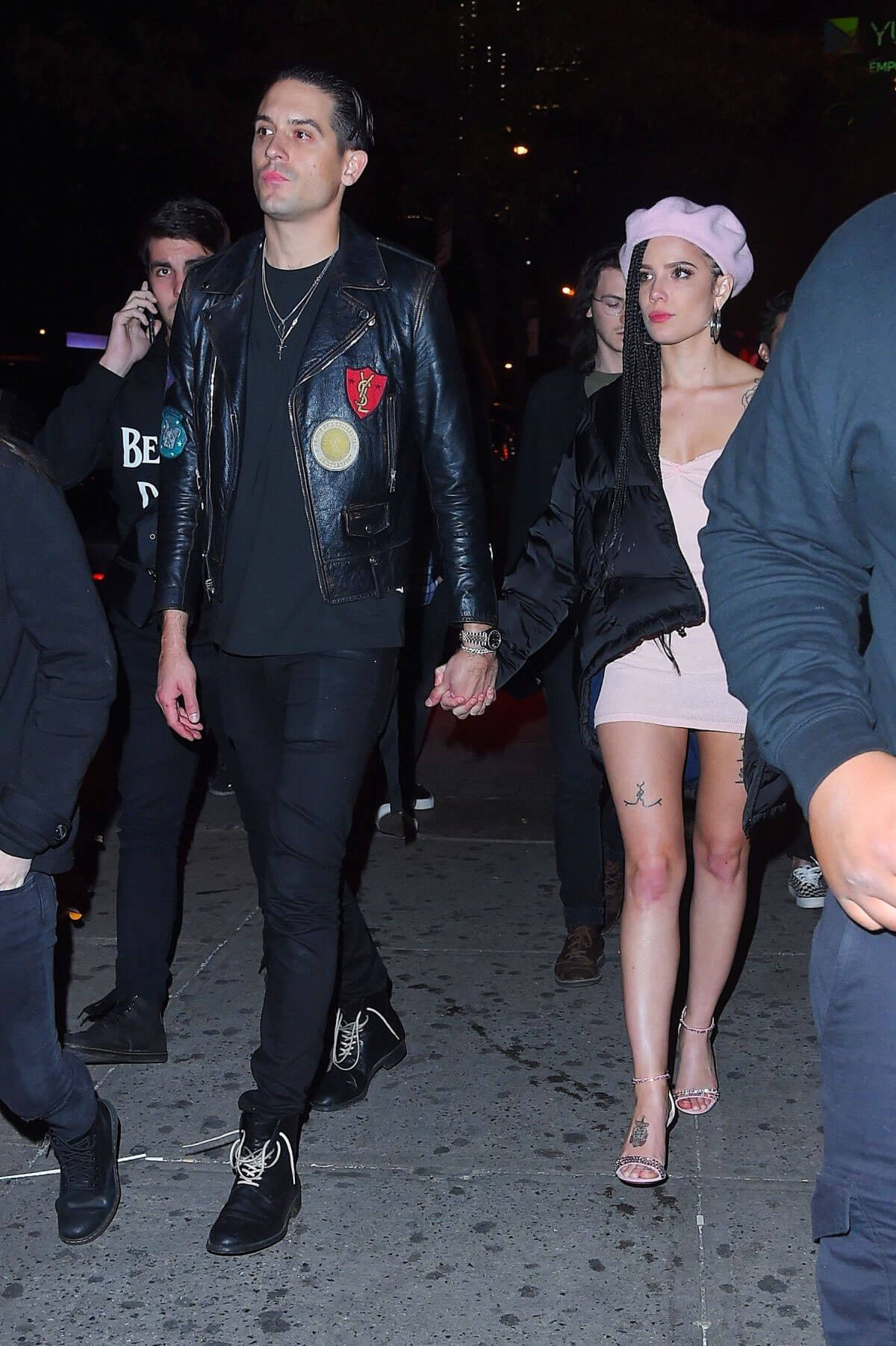 Halsey and G-Eazy Stills at Avenue Nightclub in New York 2017/12/08