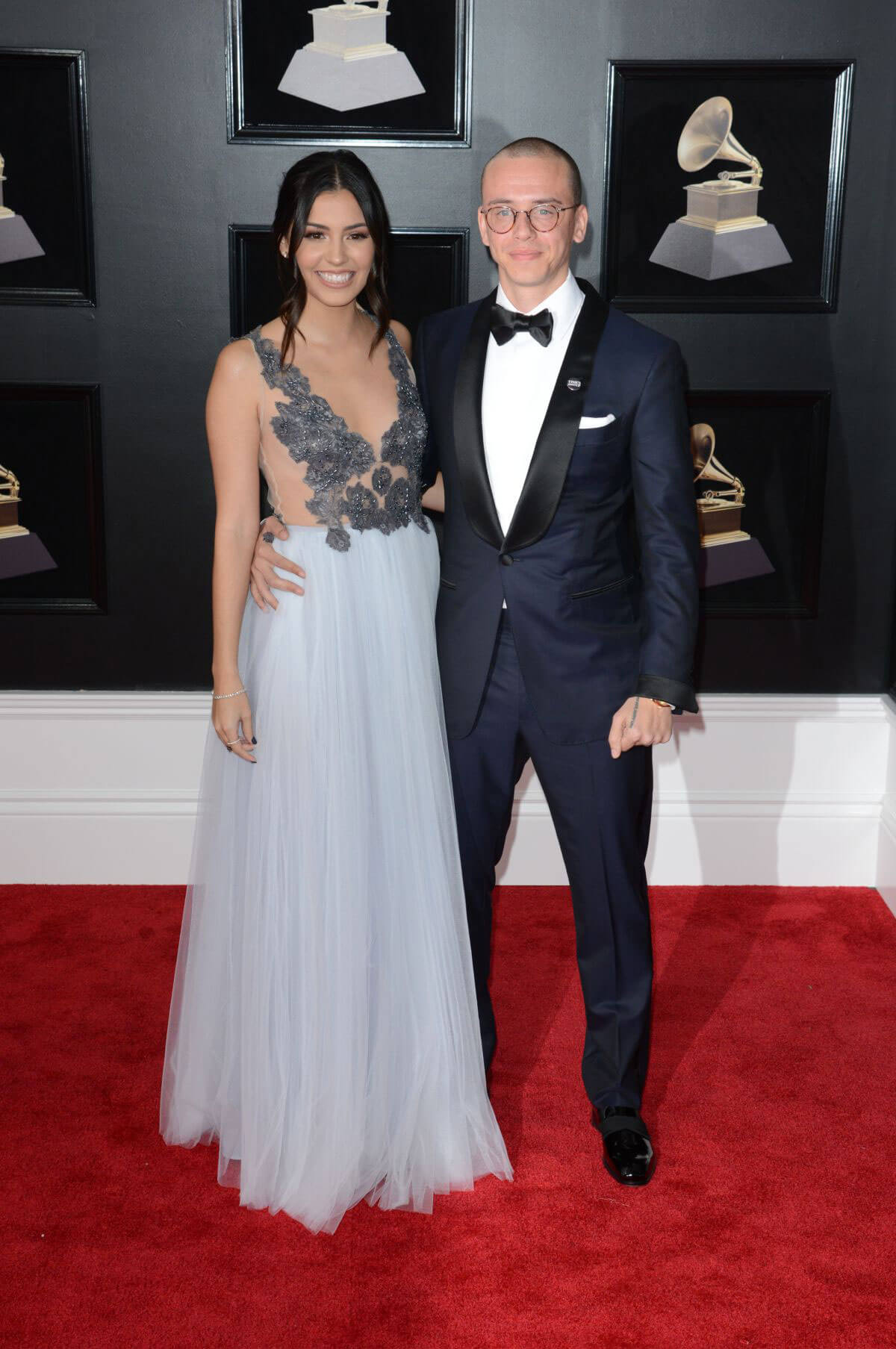 Jessica Andrea and Logic Stills at Grammy 2018 Awards in New York 2018/01/28