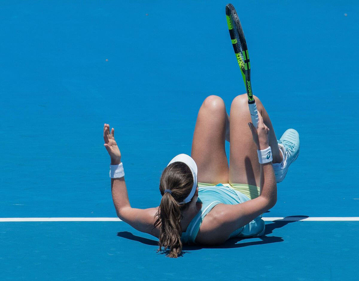 Johanna Konta Stills at Australian Open Tennis Tournament in Melbourne 2018/01/18