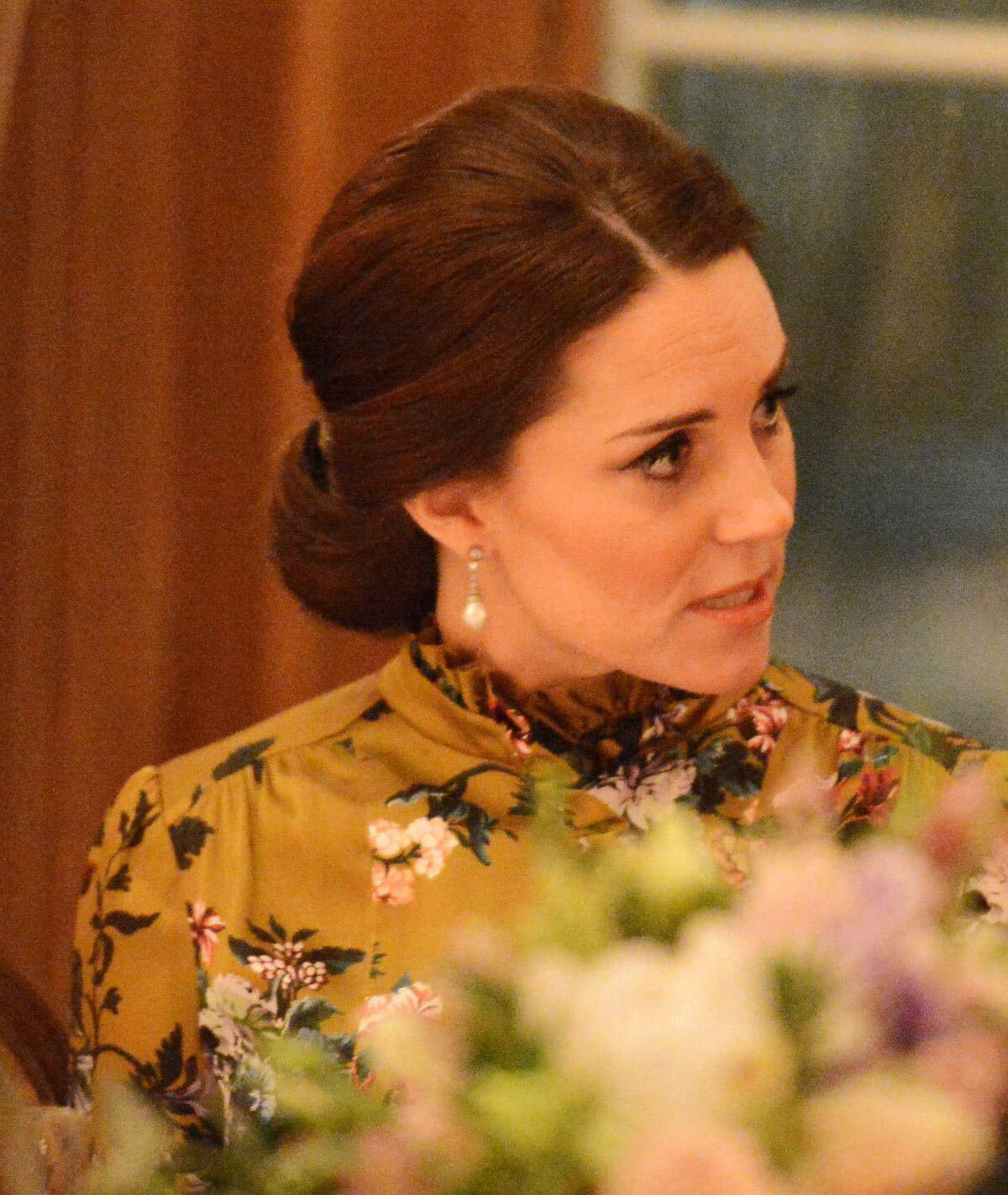 Kate Middleton and Crown Princess Victoria Stills of Sweden at a Dinner in Stockholm 2018/01/30