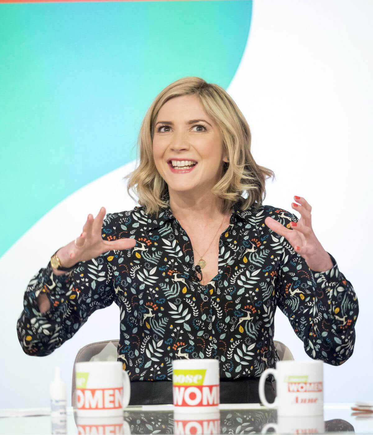 Lisa Faulkner Stills at Loose Women Show in London 2018/01/03