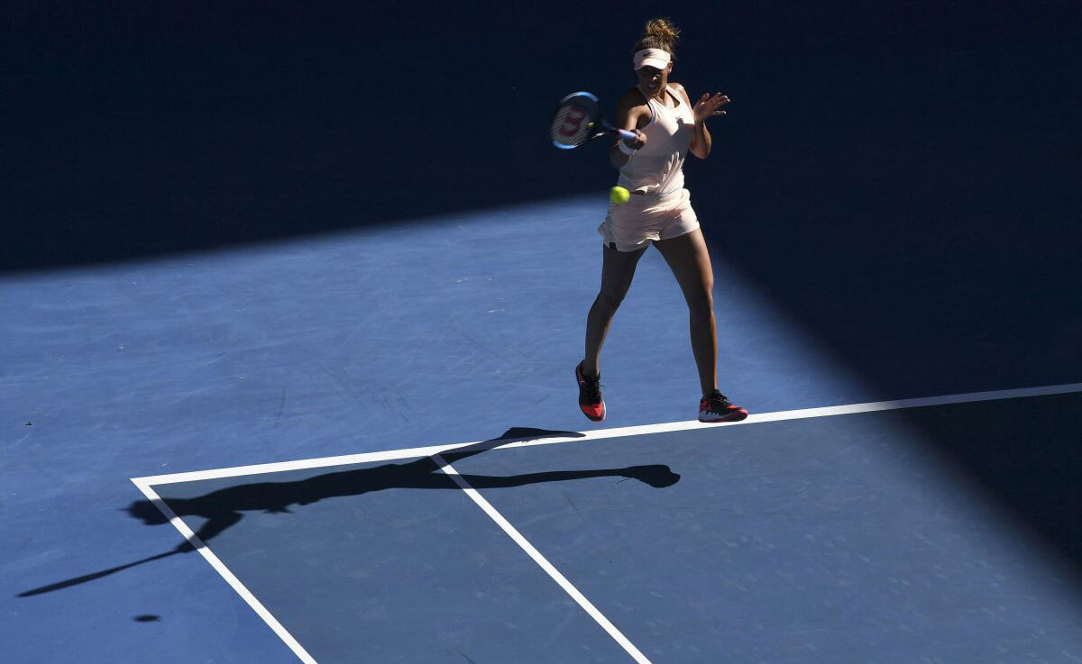 Madison Keys Stills at Australian Open Tennis Tournament in Melbourne 2018/01/18