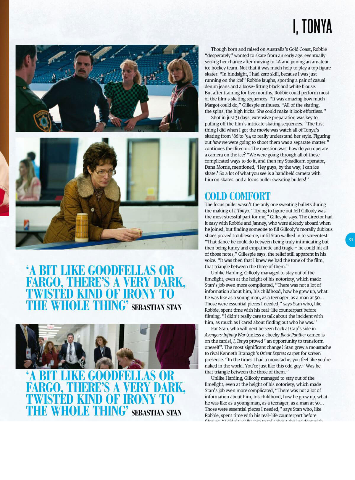 Margot Robbie Stills in Total Film Magazine, March 2018 Issue