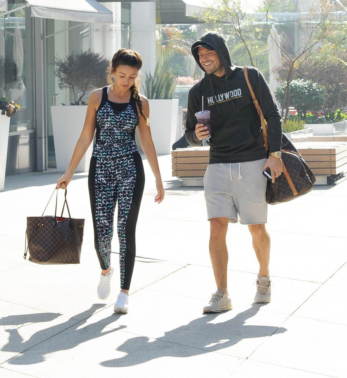 Michelle Keegan Stills Heading to a Gym in Los Angeles 2018/01/01