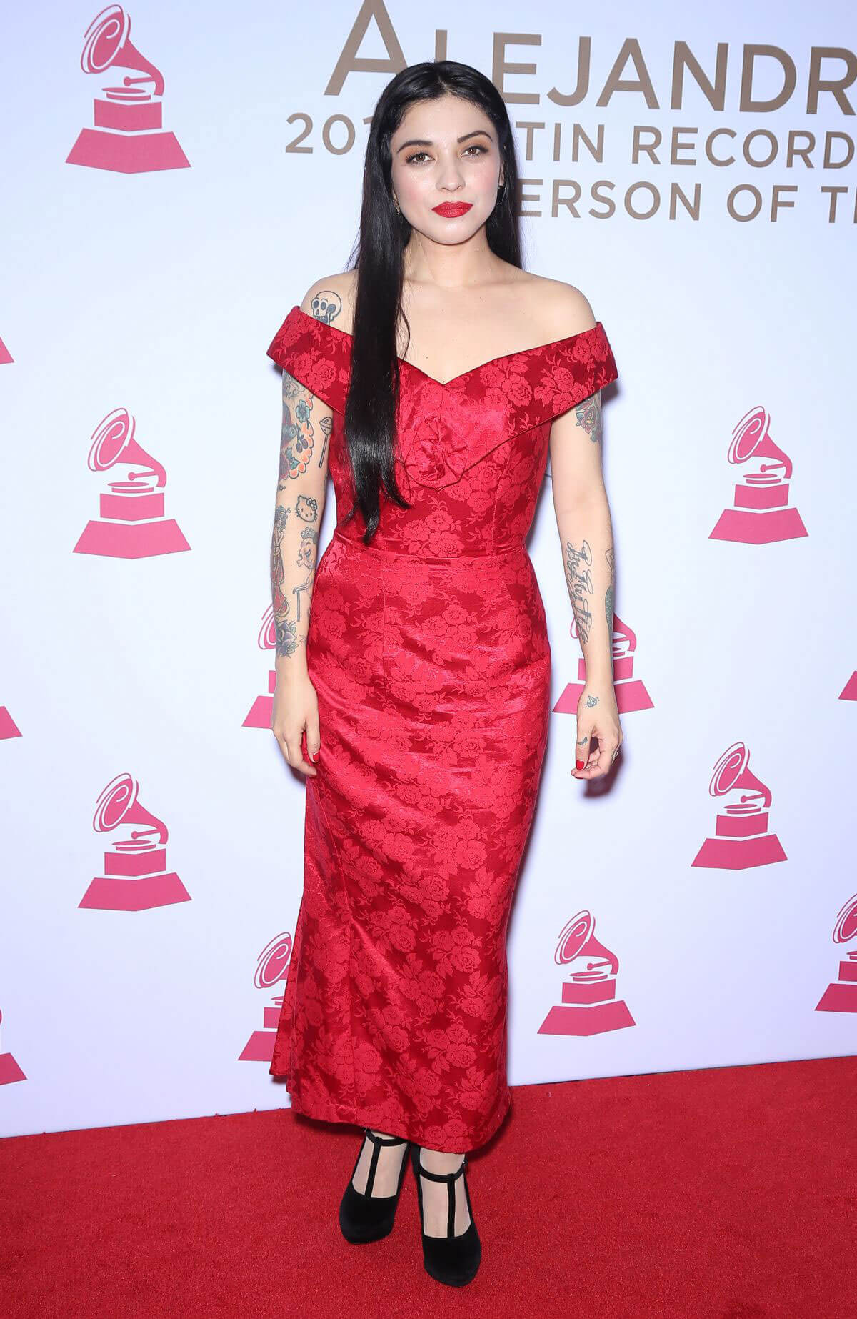 Mon Laferte Stills at 2017 Latin Recording Academy Person of the Year Awards in Las Vegas 2017/11/15