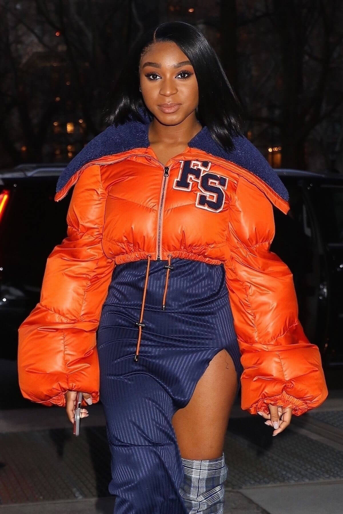 Normani Kordei Stills Arrives at Sony Building in New York 2018/01/26