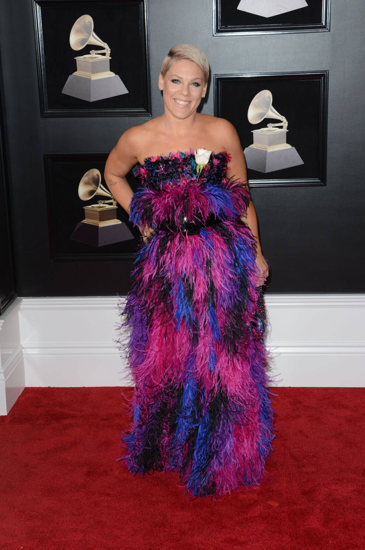 Pink Stills at Grammy 2018 Awards in New York 2018/01/28