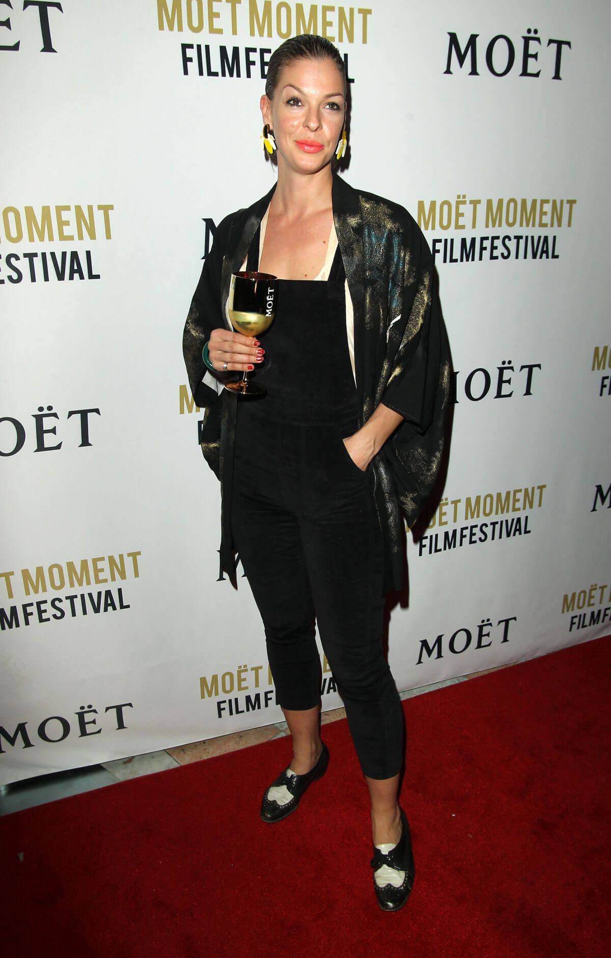 Pollyanna McIntosh Stills at 3rd Annual Moet Moment Film Festival Golden Globes Week in Los Angeles 2018/01/05