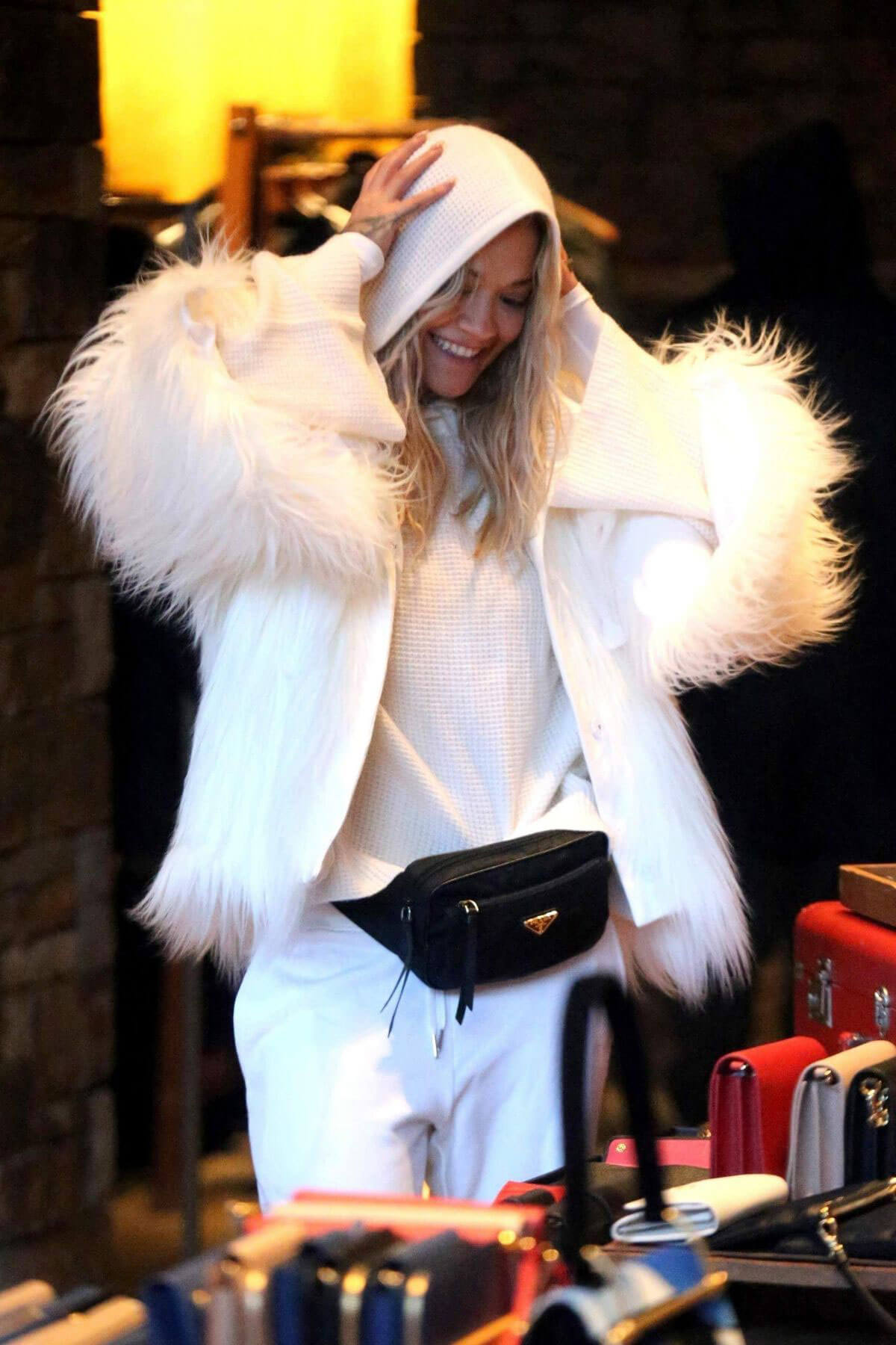 Rita Ora Stills Out Shopping in Aspen 2018/01/01