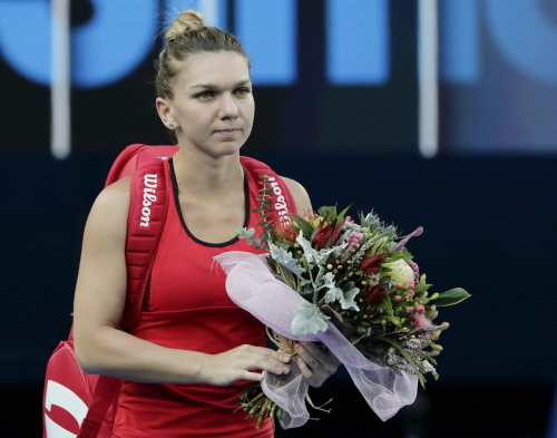 Simona Halep Stills at Australian Open Tennis Tournament Final in Melbourne 2018/01/27 9