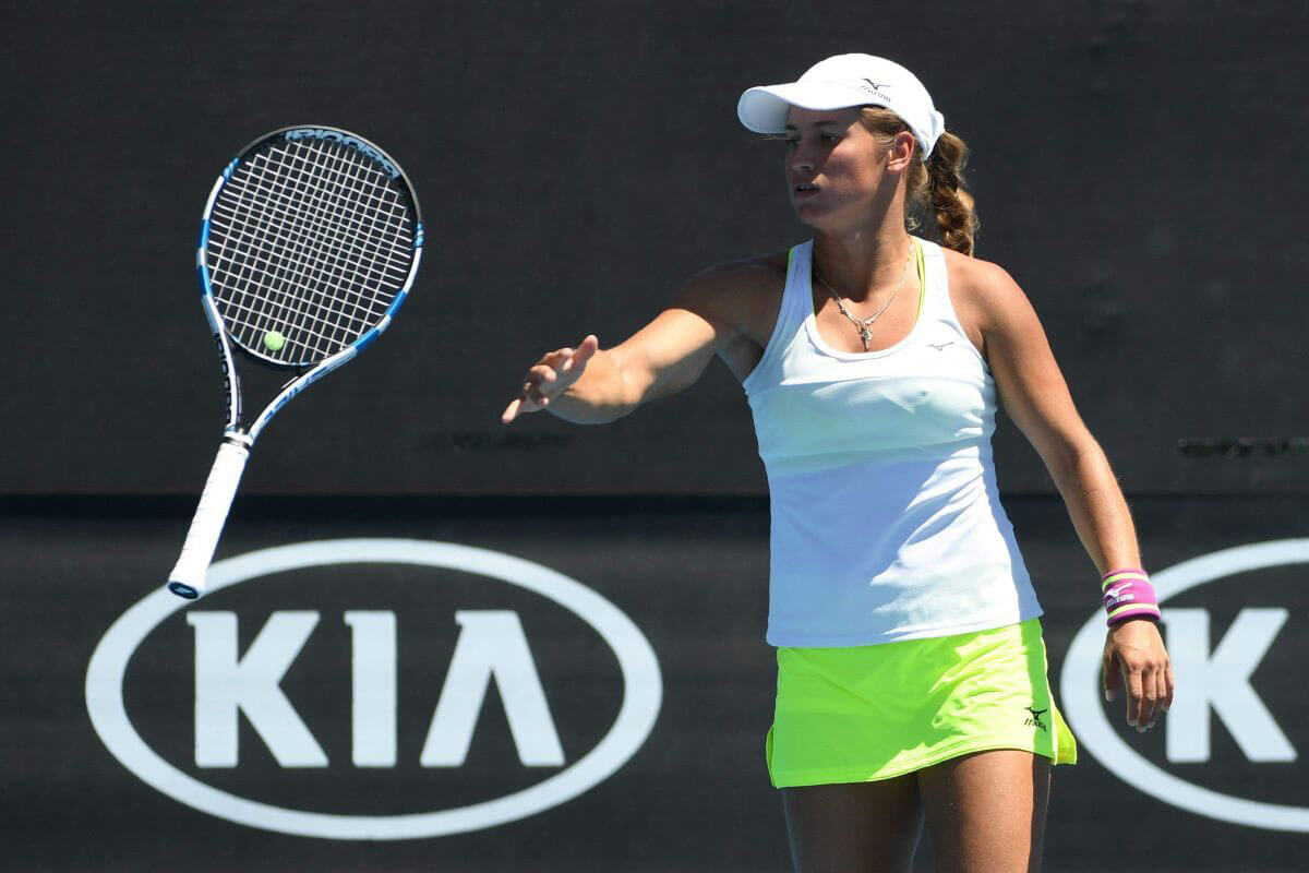 Yulia Putintseva Stills at Australian Open Tennis Tournament in Melbourne 2018/01/18