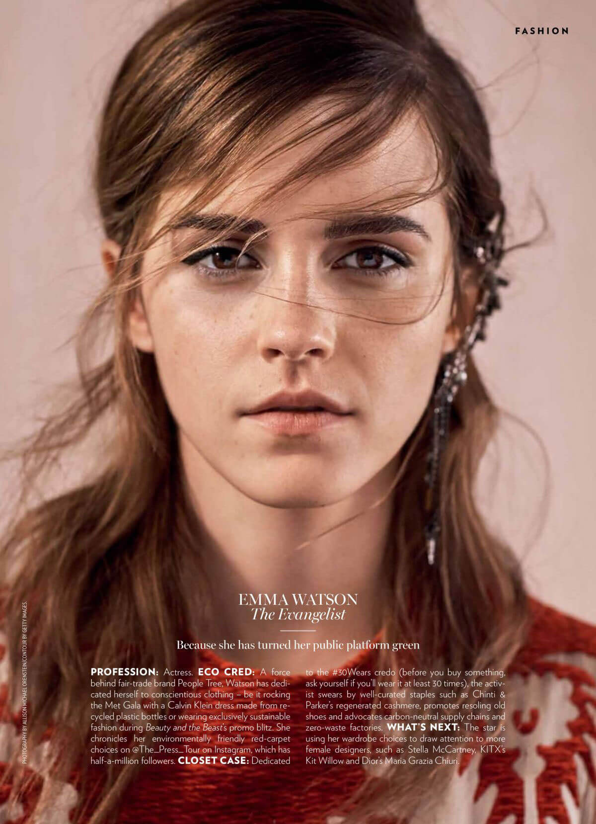 Emma Watson Stills for Marie Claire Magazine, Australia February 2018