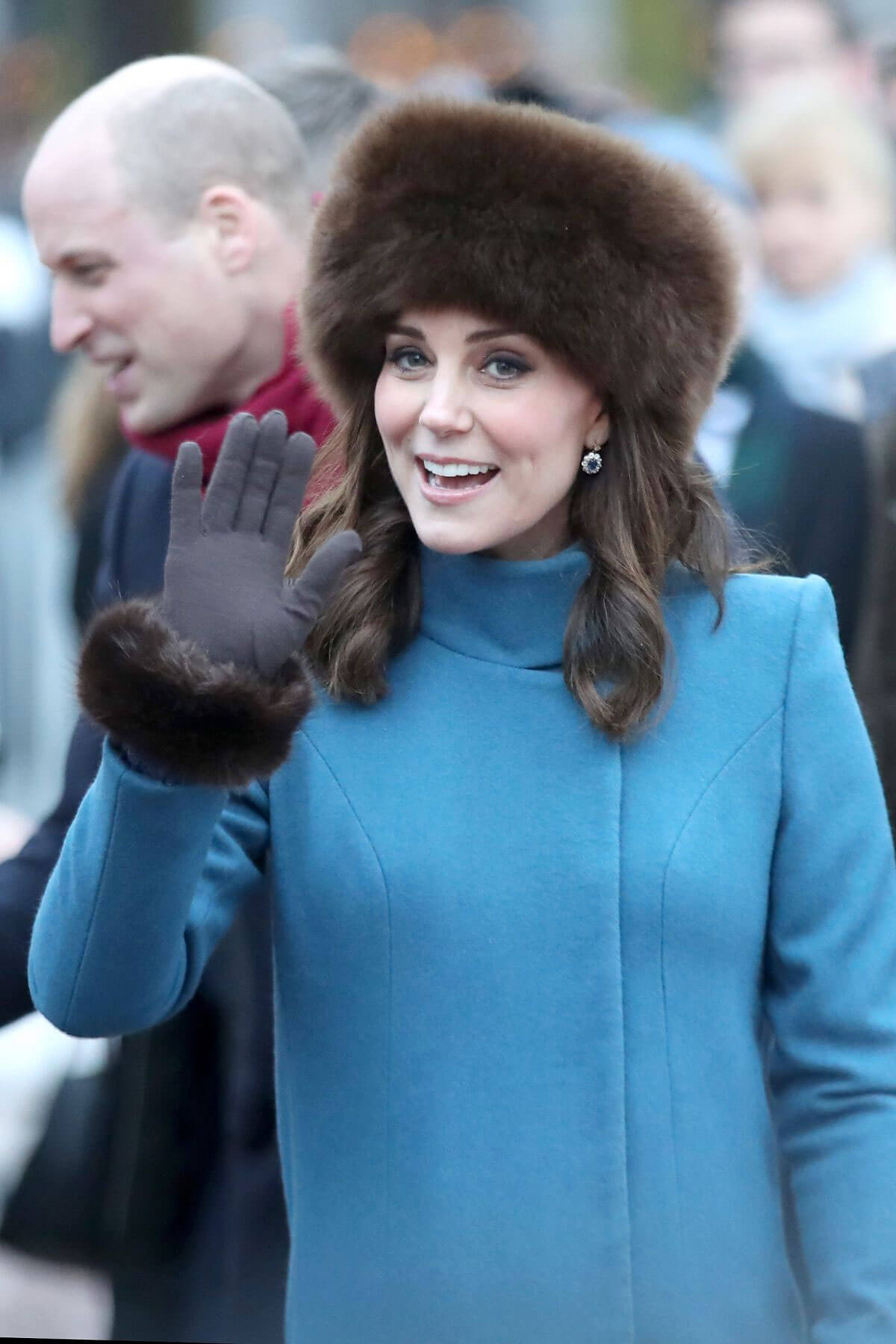 Kate Middleton Stills at Princess Ingrid Alexandra Sculpture Park in Oslo 2018/02/01
