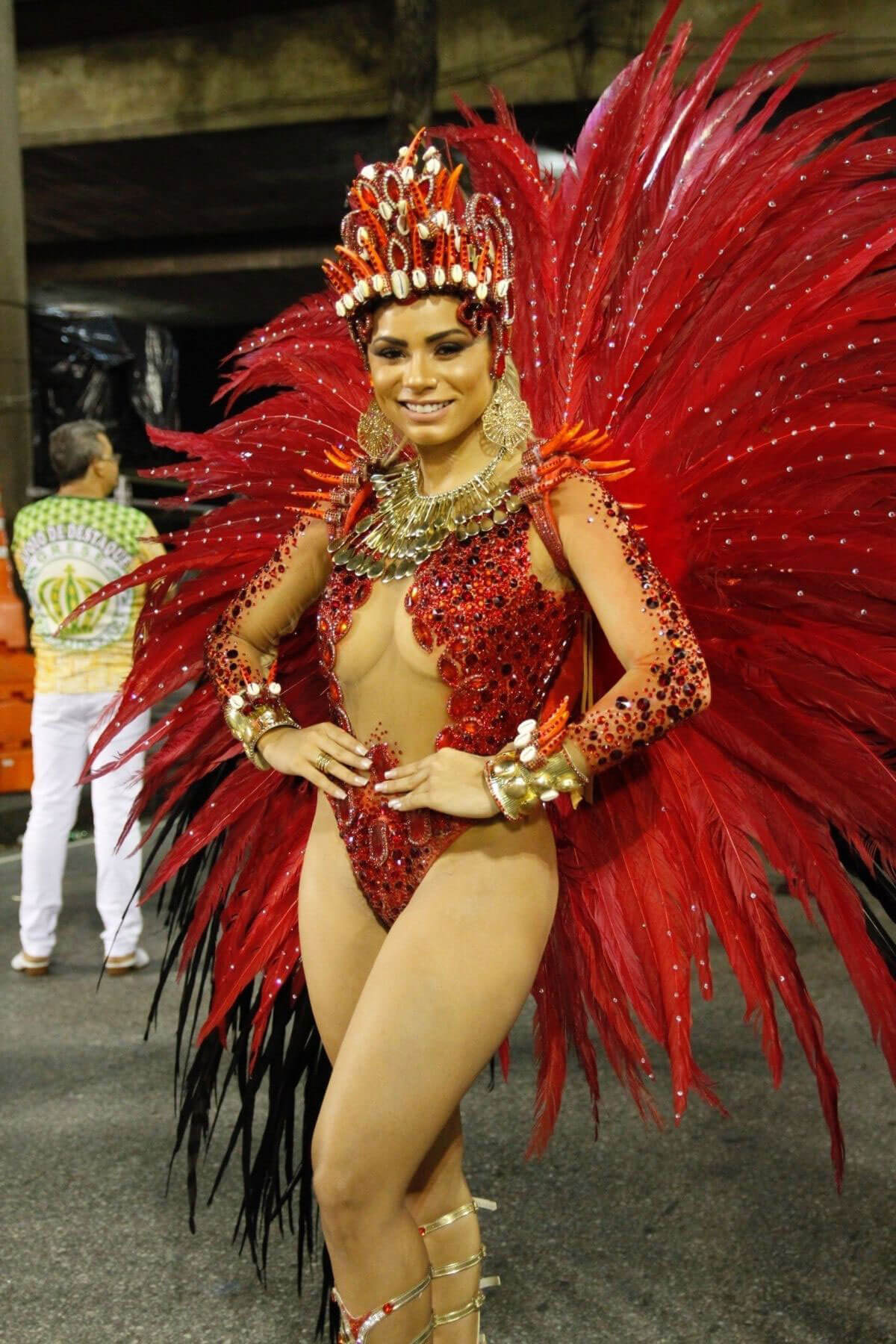 Lexa Stills at Carnival in Sapucai in Rio De Janeiro 2018/02/09