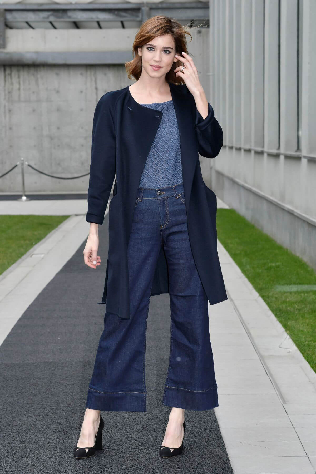 Matilda Lutz Stills at Emporio Armani Fashion Show at MFW in Milan 2018/02/25