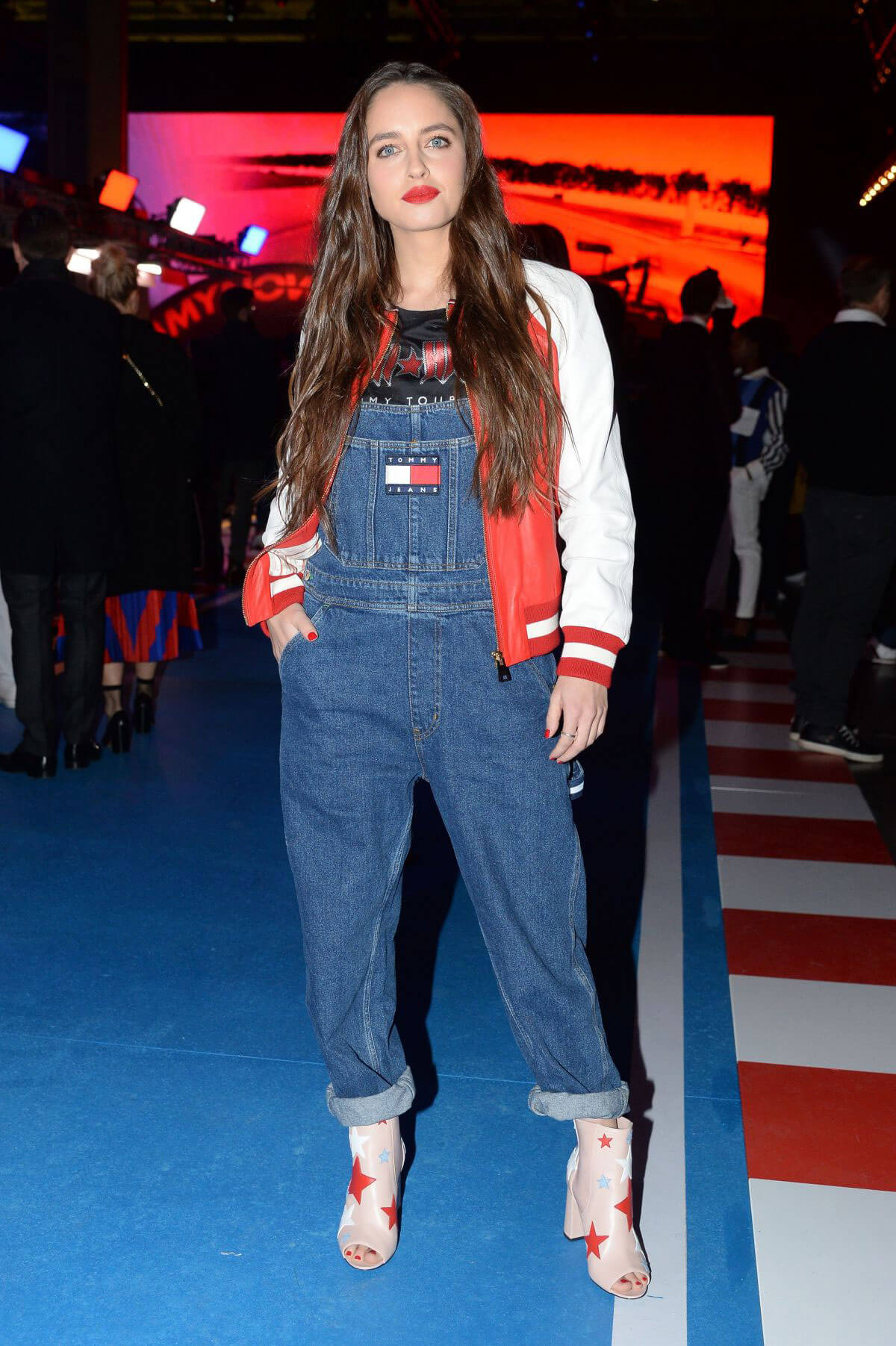 Matilde Gioli Stills at Tommy Hilfiger Fashion Show in Milan 2018/02/25