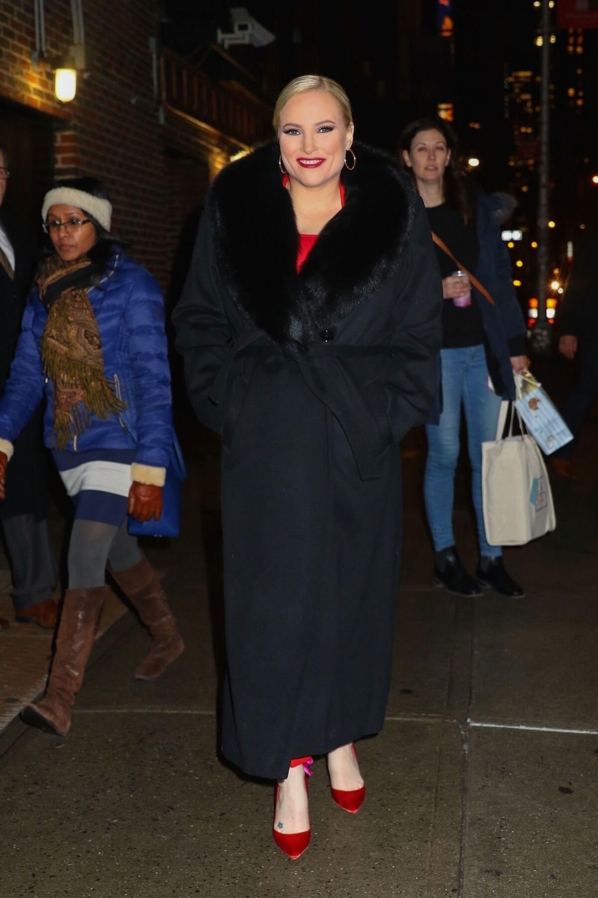 Meghan McCain Stills Leaves Late Show with Stephen Colbert in New York 2018/02/01