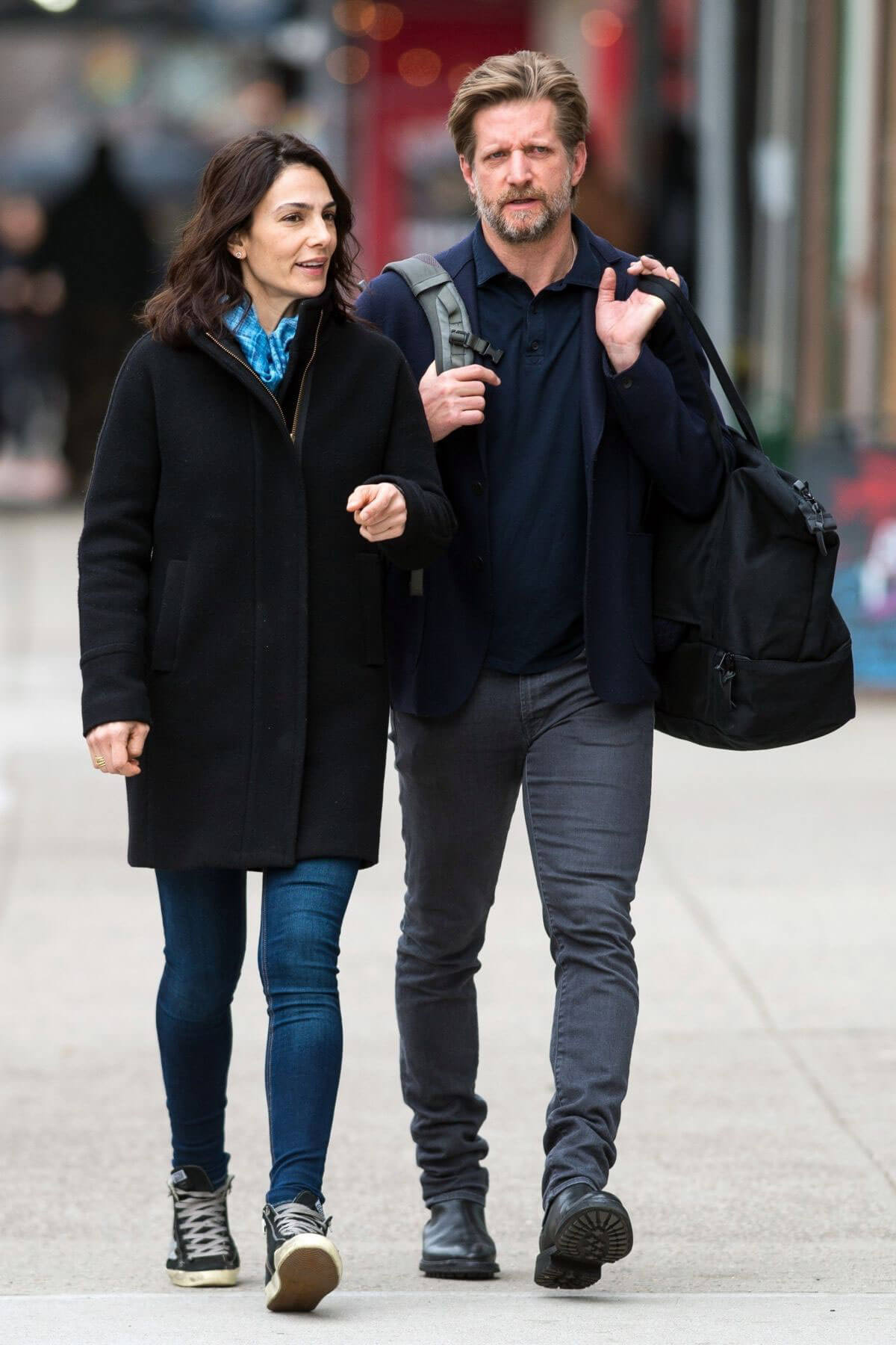 Annie Parisse and Paul Sparks Stills Out in New York 2018/03/28