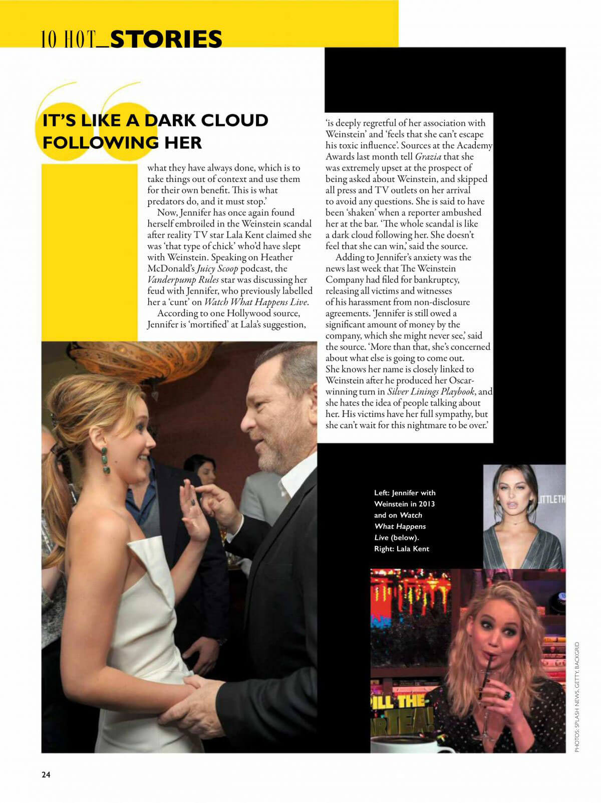 Jennifer Lawrence Stills in Grazia Magazine, April 2018 Issue
