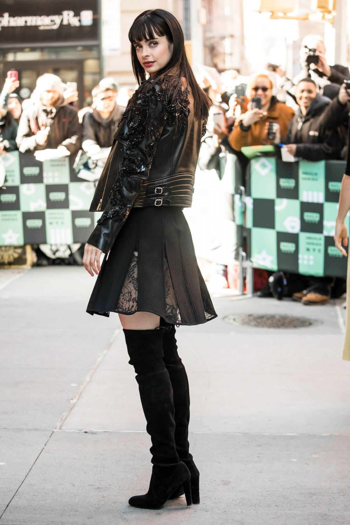 Krysten Ritter Stills Arrives at AOL Build in New York 2018/03/06