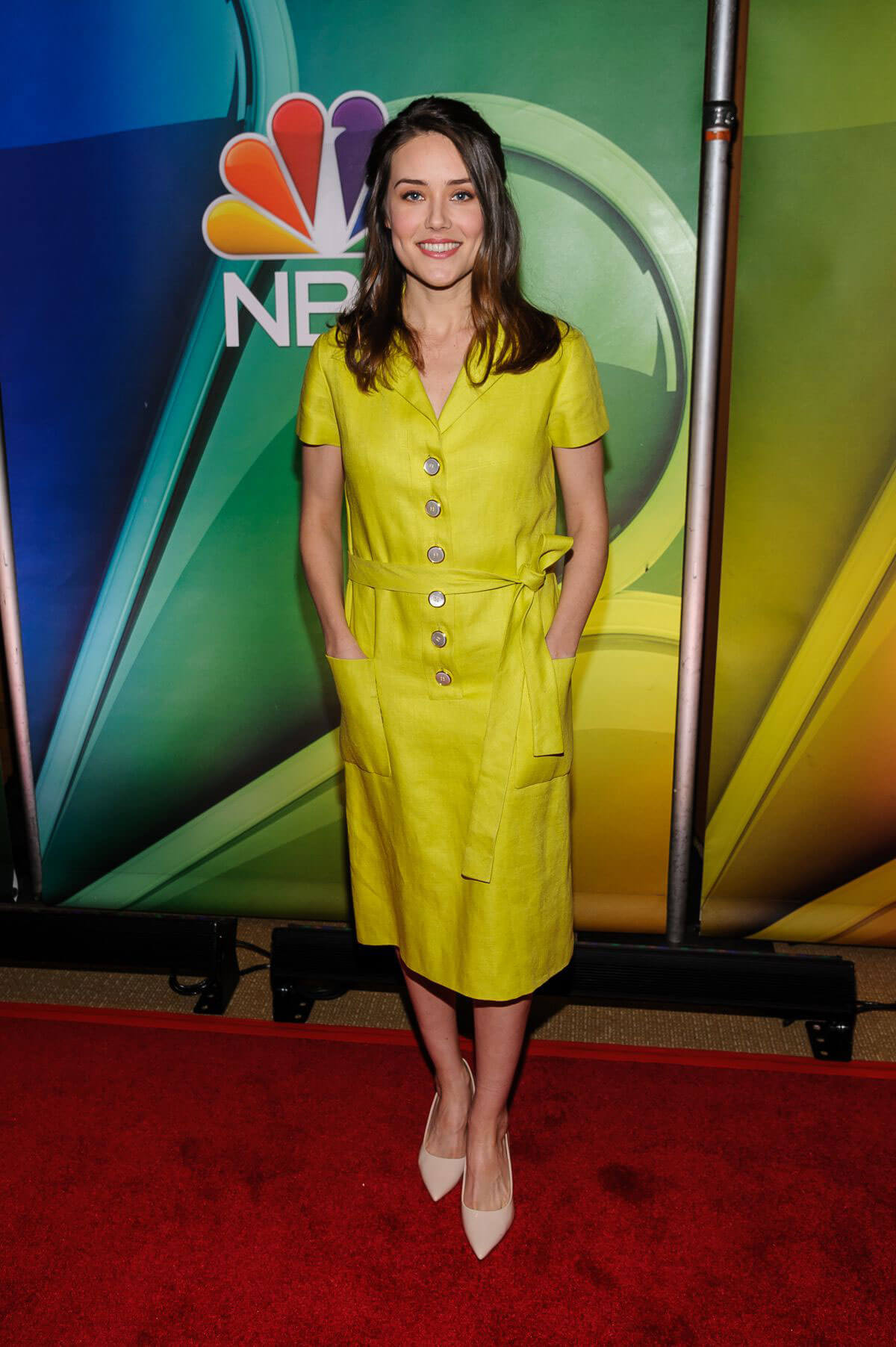 Megan Boone Stills at NBC Midseason Press Junket in New York 2018/03/08