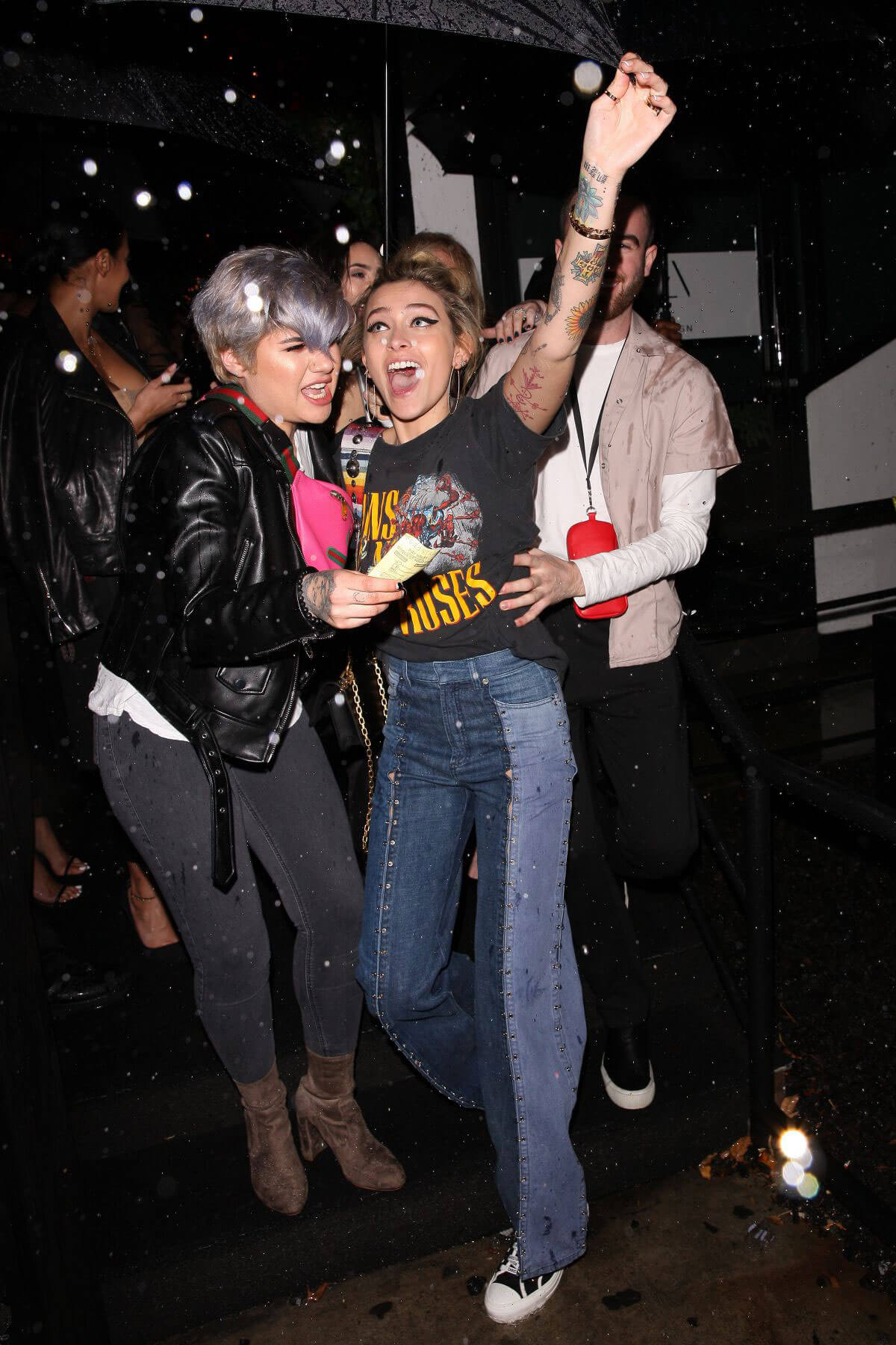 Paris Jackson Stills Leaves Dior Addict Lacquer Pump Launch Party in West Hollywood 2018/03/14