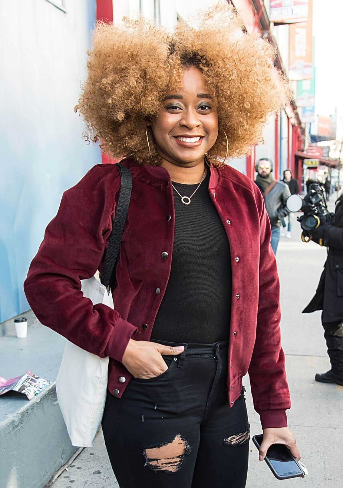Phoebe Robinson Stills Arrives at Creatures of Comfort Fashion Show in New York 2018/02/08