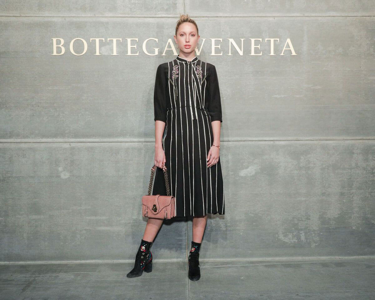 Princess Maria-Olympia of Greece and Denmark Stills at Bottega Veneta Show at New York Fashion Week 2018/02/09