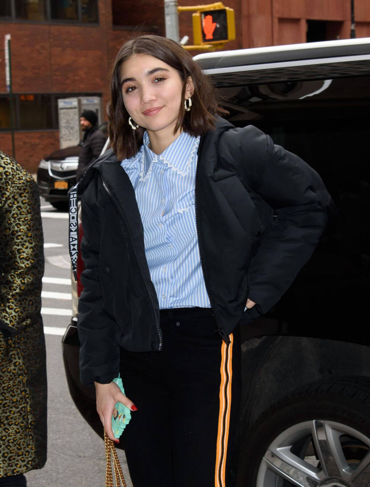 Rowan Blanchard Stills Arrives at Build Series in New York 2018/02/12