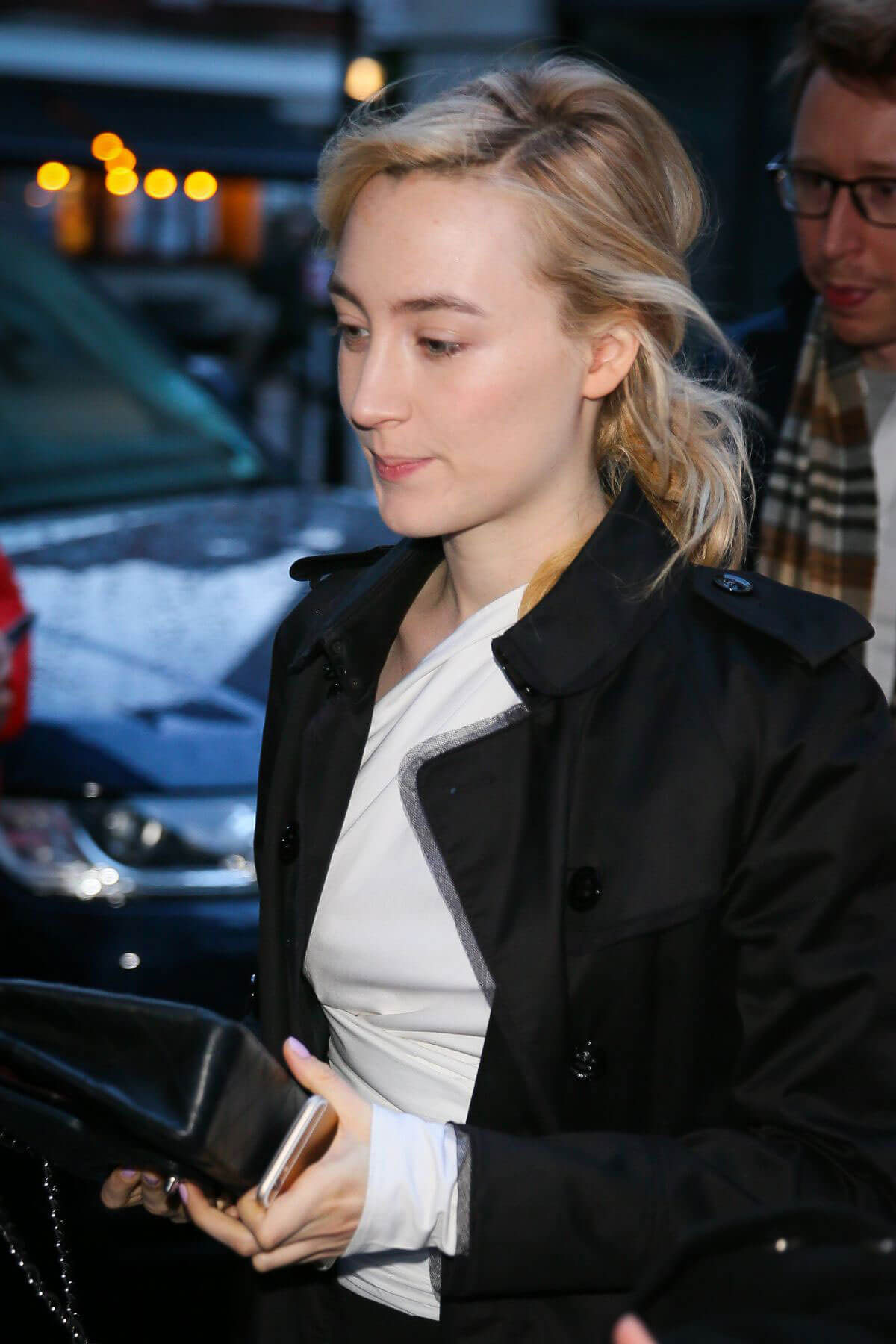 Saoirse Ronan Stills Arrives at BBC Radio 2 in London 2018/02/09