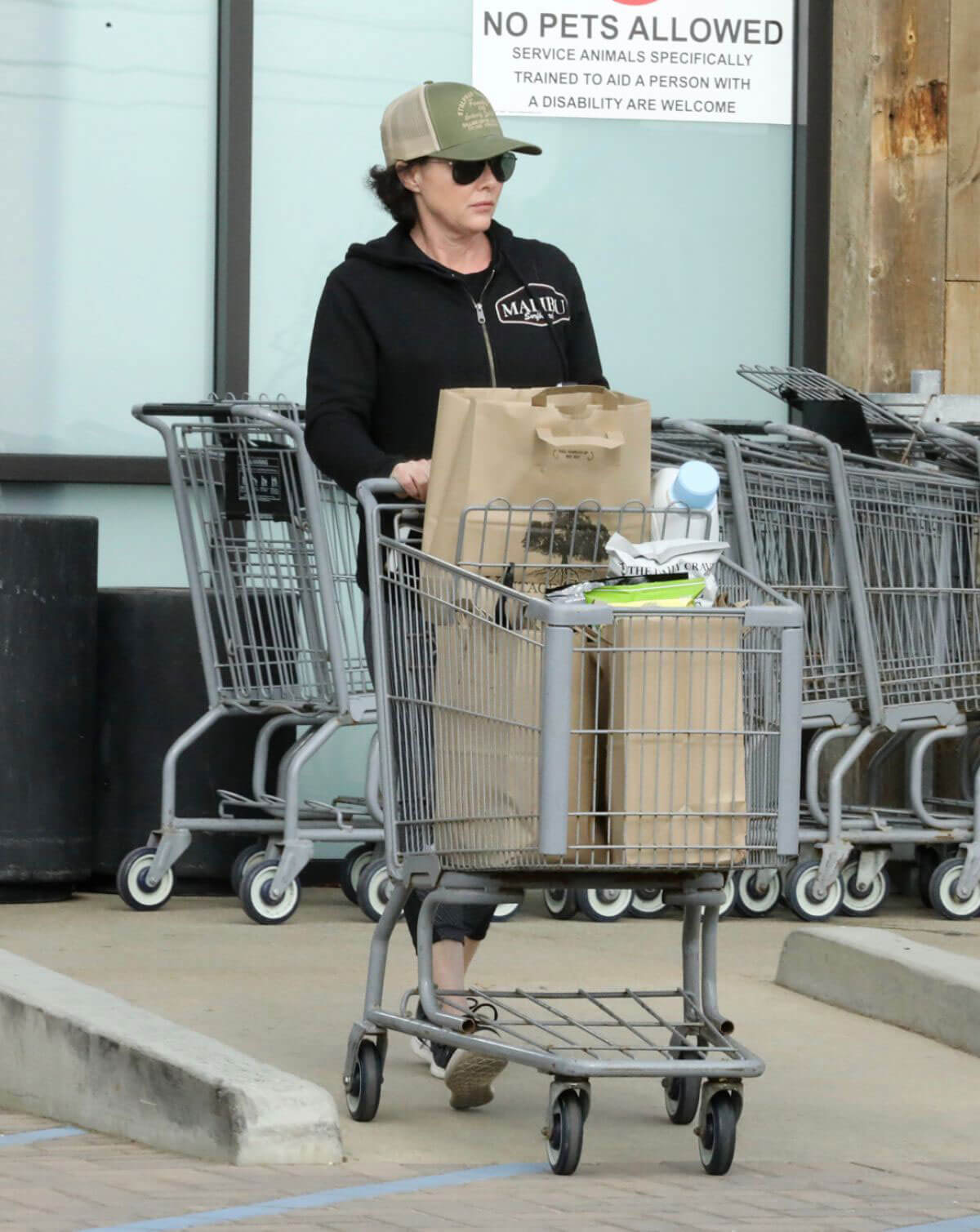 Shannen Doherty Stills Out Shopping at Trancas Country Market in Malibu 2018/02/07